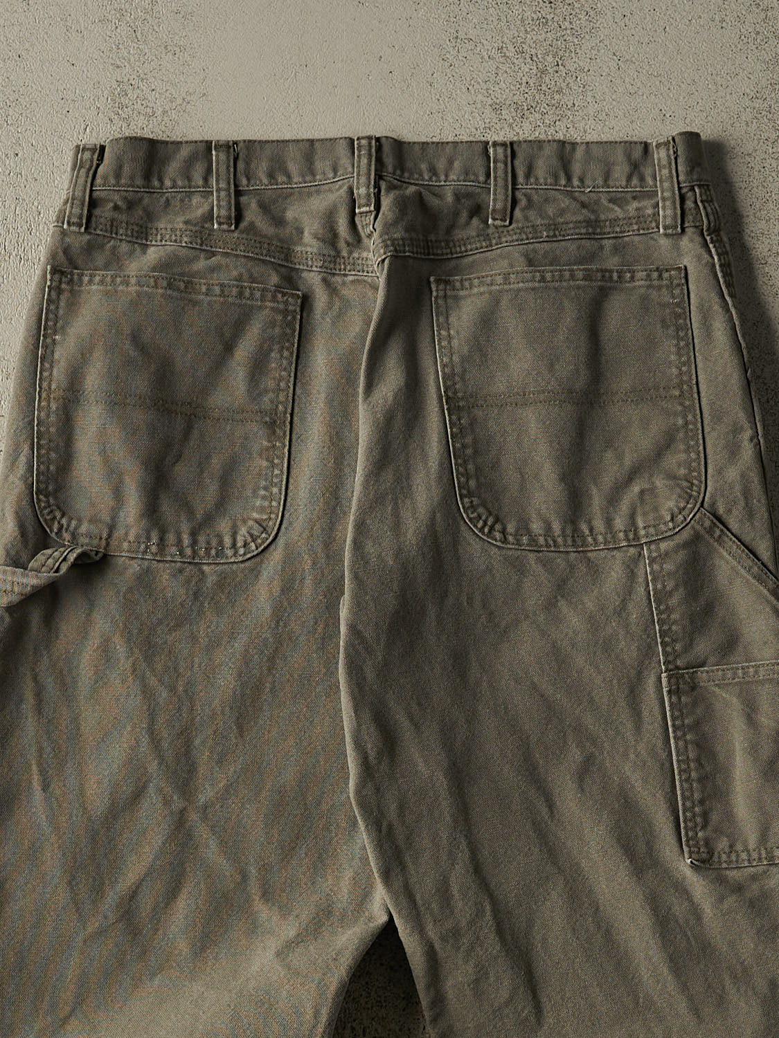 Vintage 90s Green Rustler Carpenter Pants (33x27)