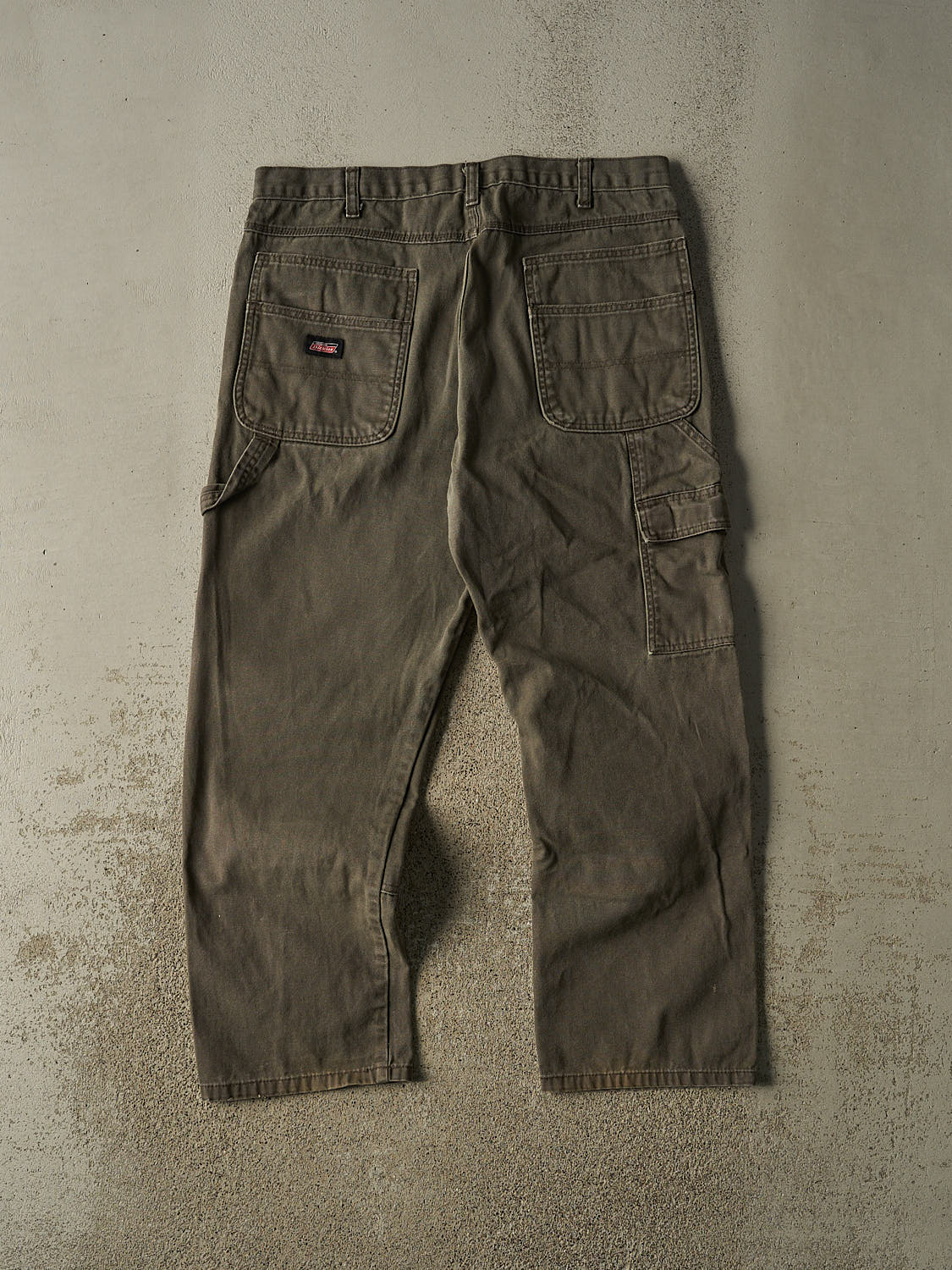 Vintage Y2K Green Dickies Double Knee L Pocket Carpenter Pants (36x29)