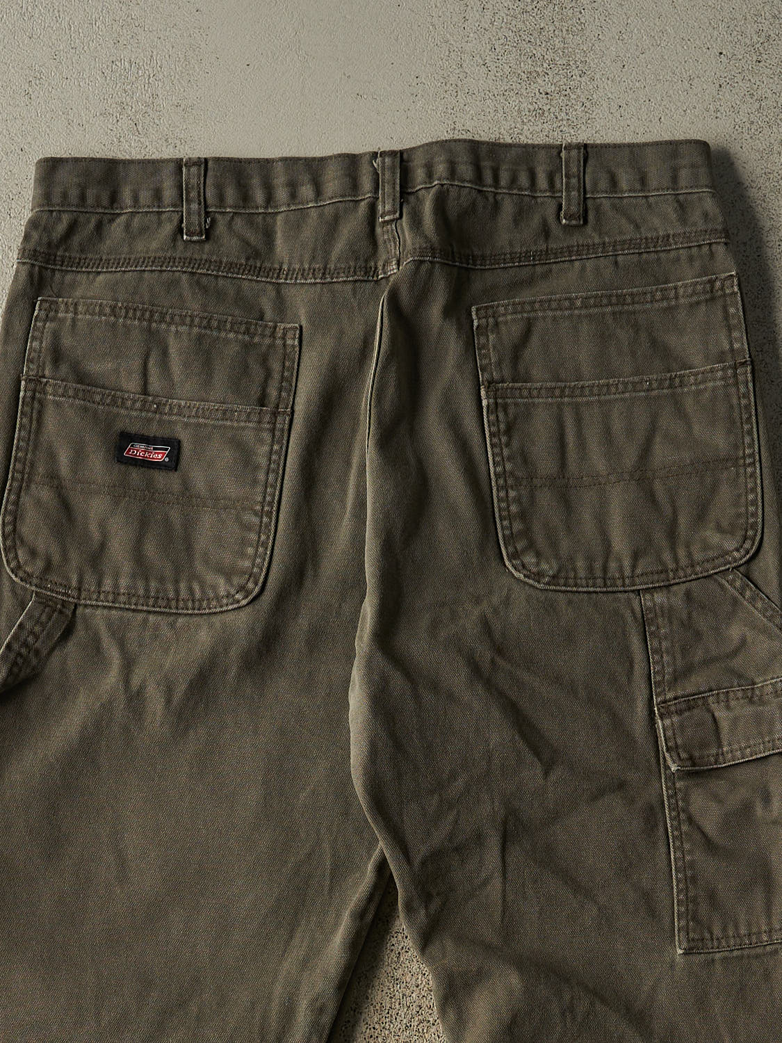 Vintage Y2K Green Dickies Double Knee L Pocket Carpenter Pants (36x29)