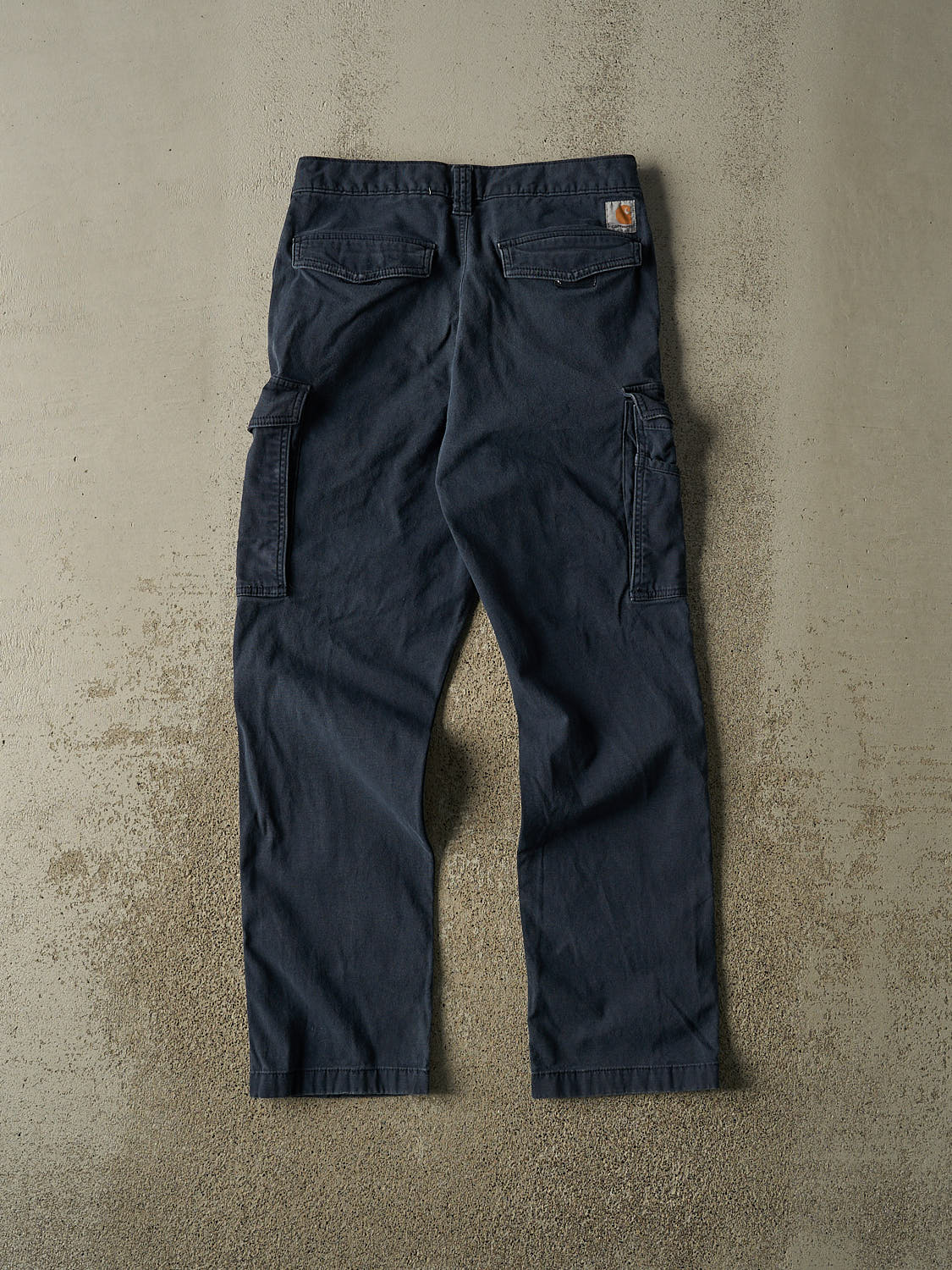 Vintage Y2K Navy Blue Carhartt Cargo Work Pants (28x30.5)