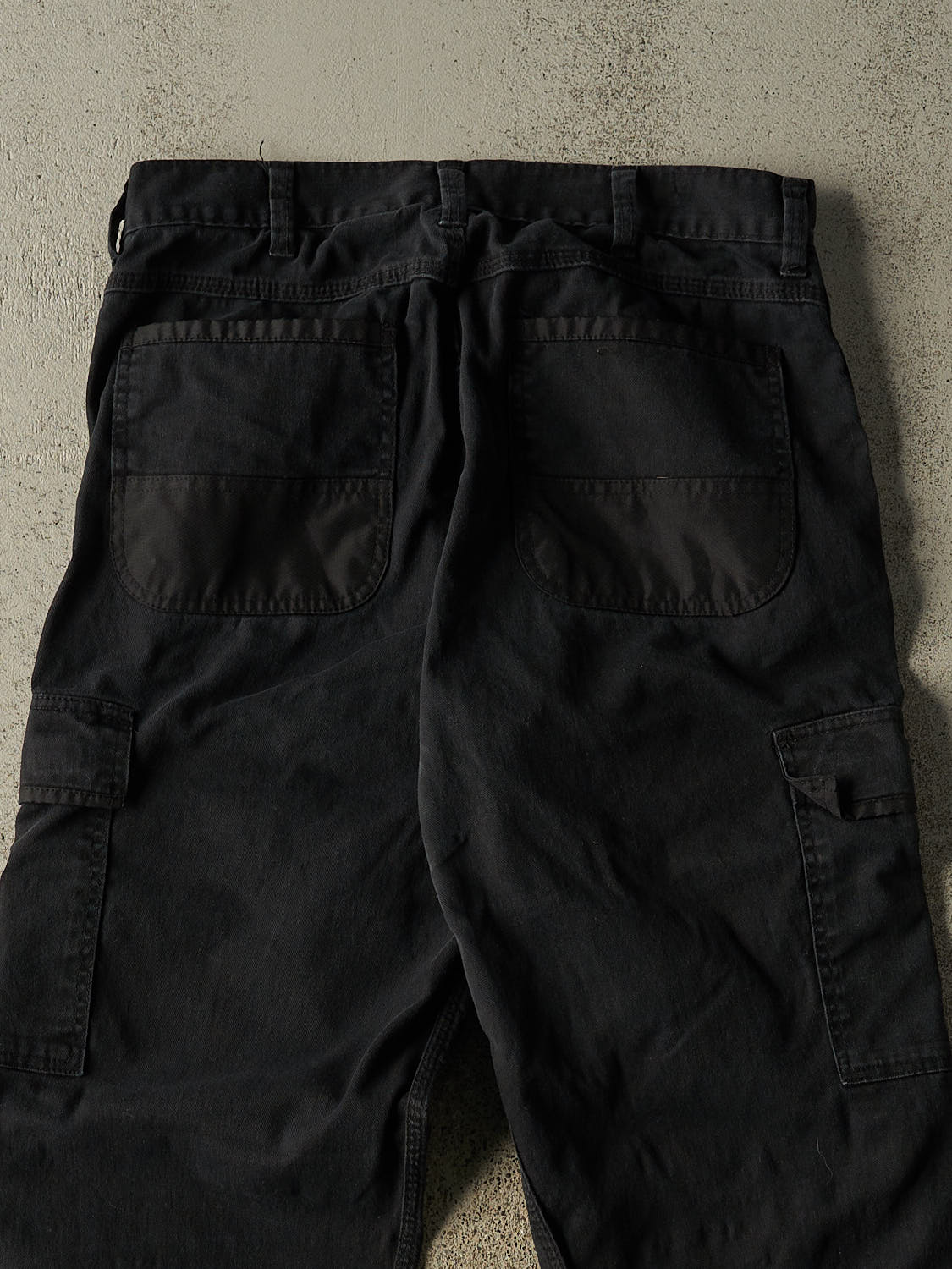 Vintage Y2K Black Tough Duck Cargo Work Pants (33x31.5)