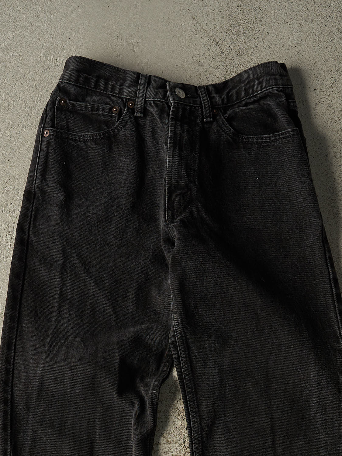 Vintage 90s Black Levi's 550 Denim Pants (28x33.5)