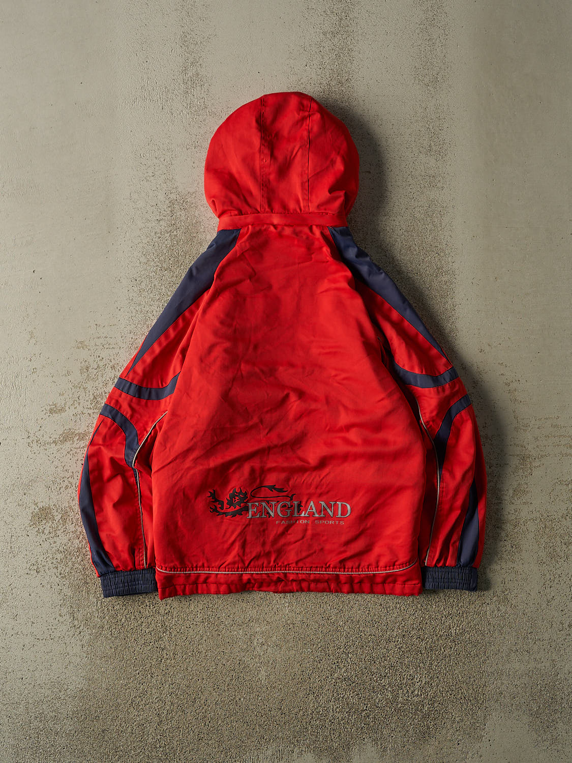 Vintage Y2K Red Umbro England Soccer Jacket (M/L)