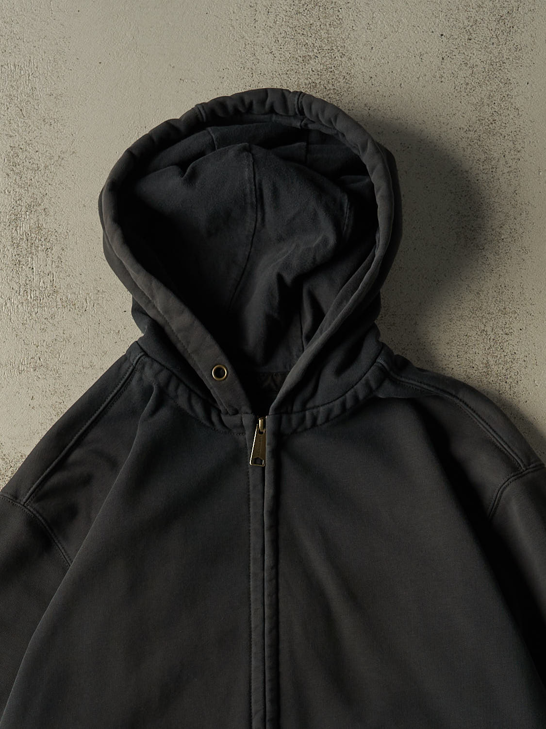 Vintage Y2K Black Carhartt Zip Up Hoodie (XL/XXL)
