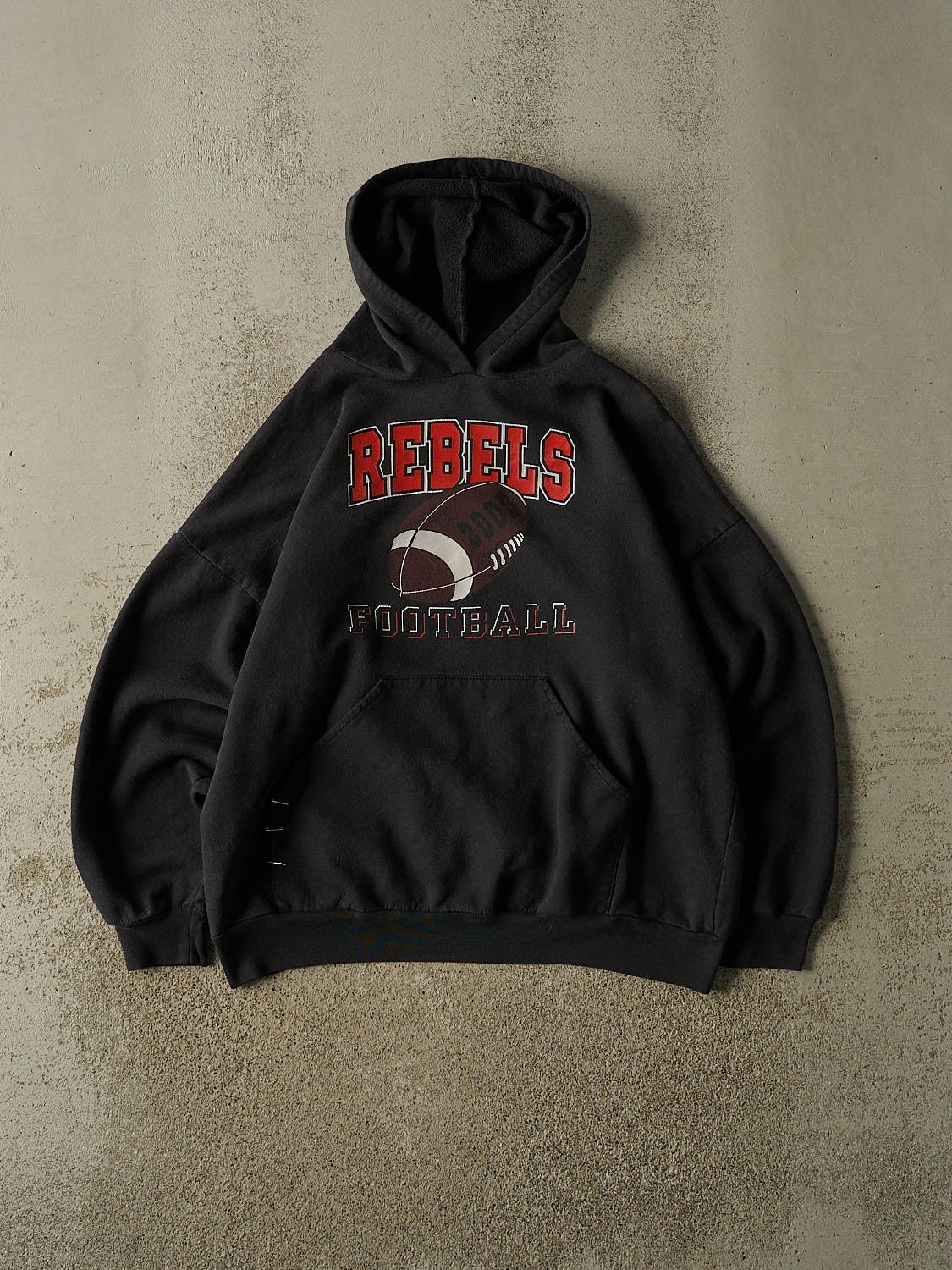 Vintage 03' Black Rebels Football Hoodie (L)