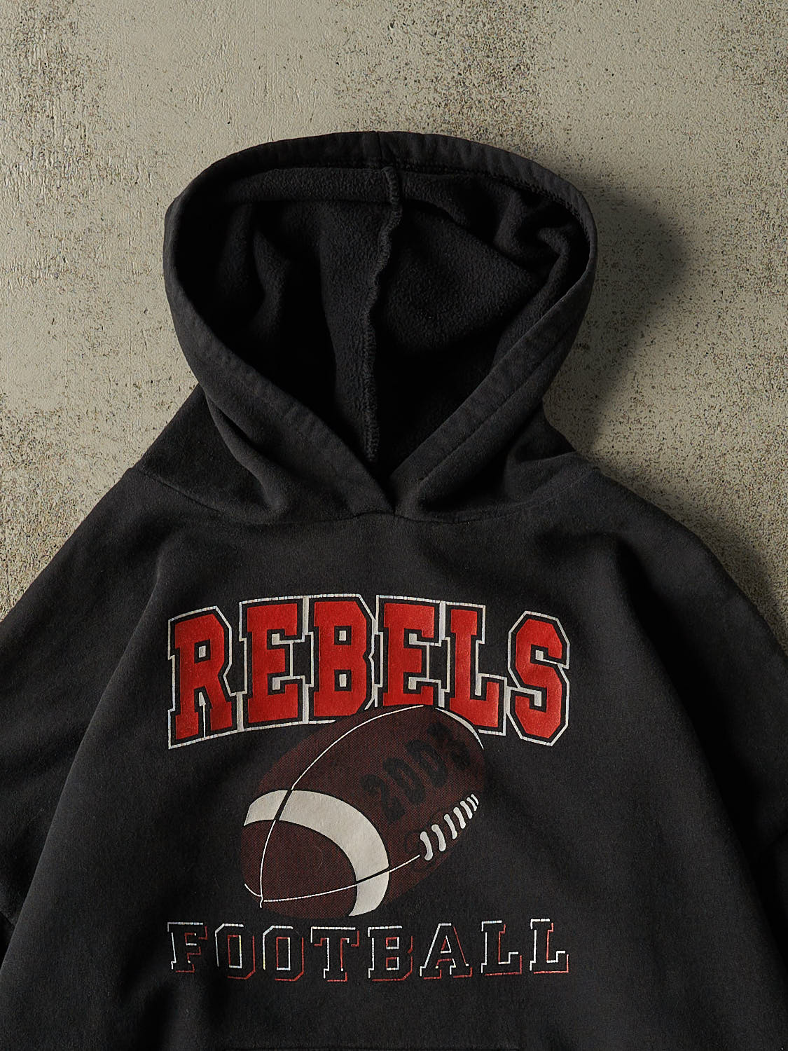 Vintage 03' Black Rebels Football Hoodie (L)