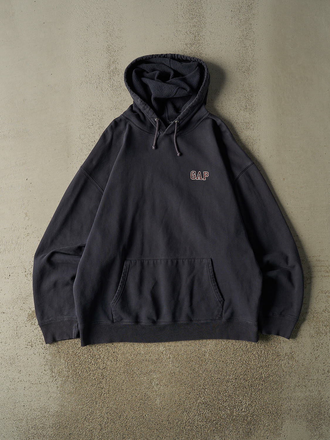 Vintage 90s Navy Blue Gap Logo Hoodie (XL/XXL)
