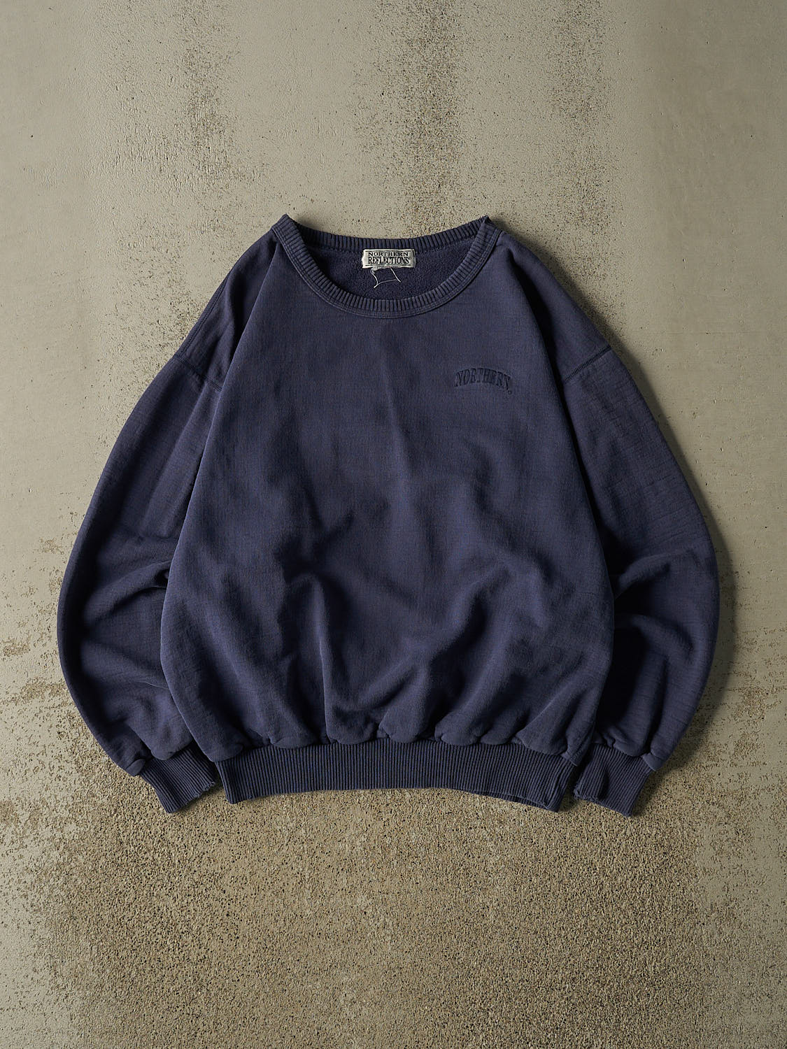 Vintage 90s Navy Blue Northern Reflections Embroidered Crewneck (M)