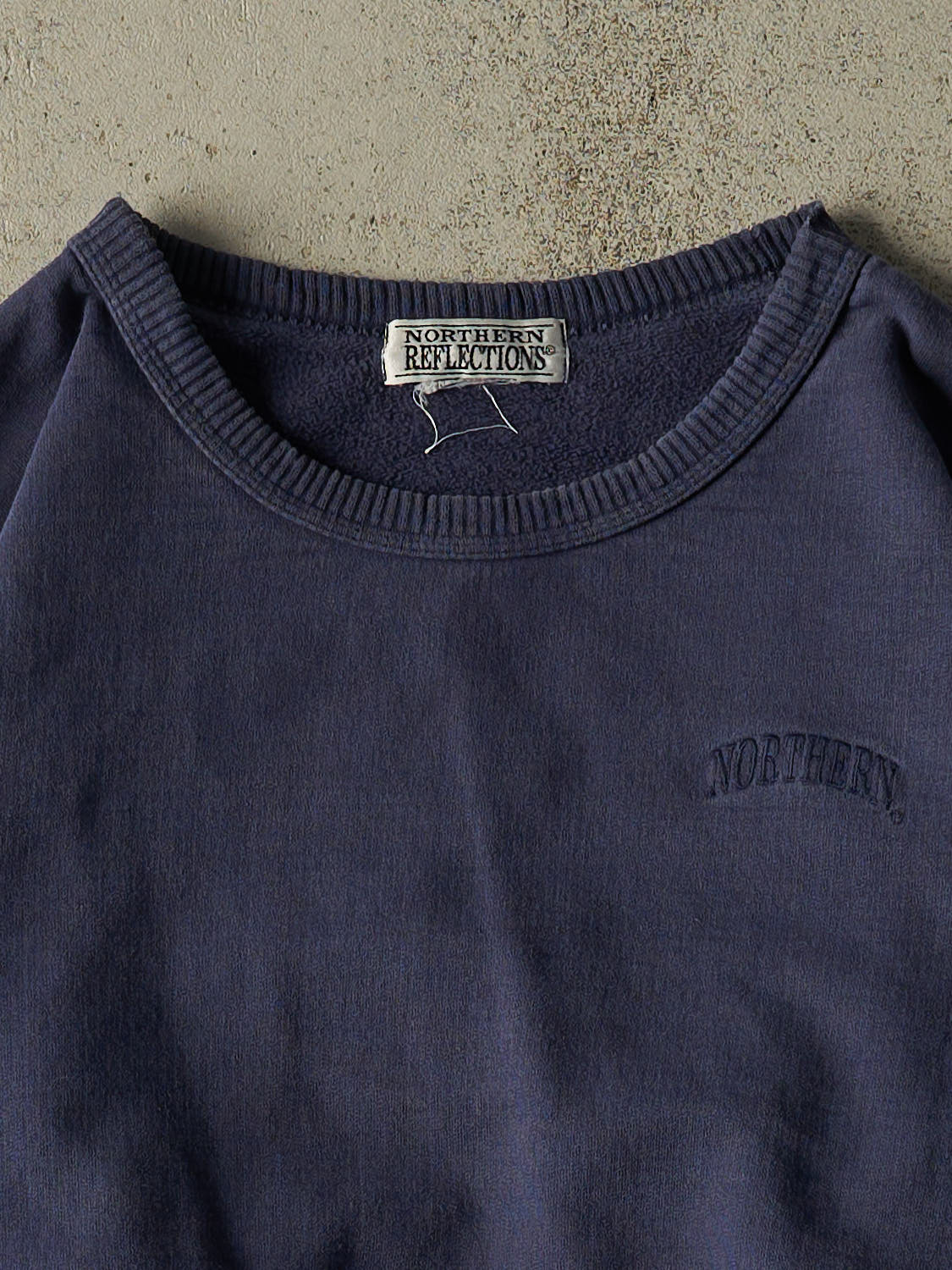 Vintage 90s Navy Blue Northern Reflections Embroidered Crewneck (M)