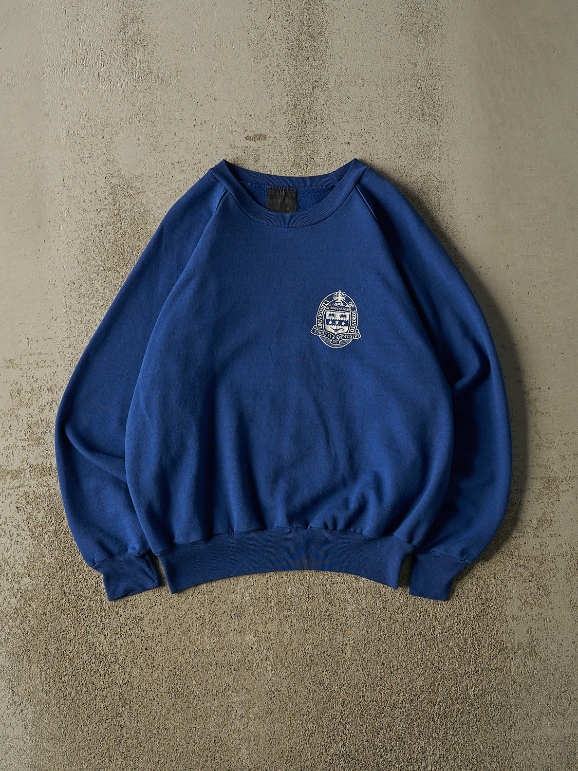 Vintage 80s Blue University of Toronto Dentistry Crewneck (S)