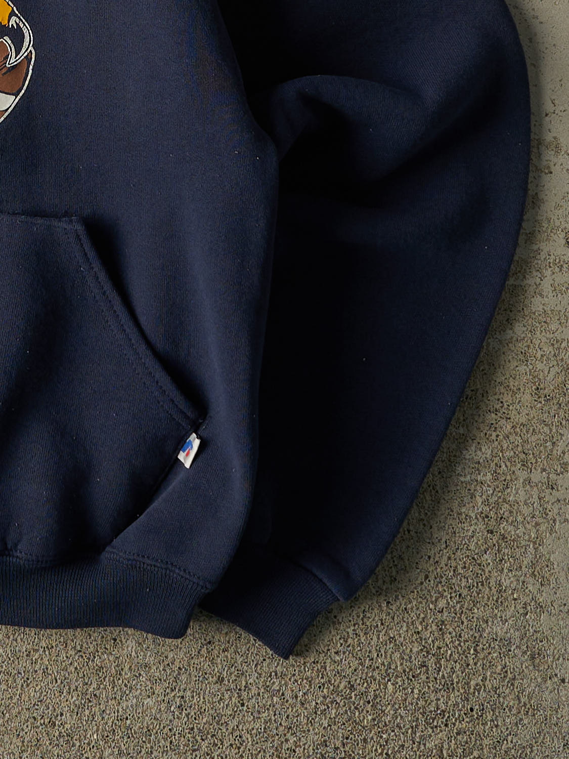 Vintage Y2K Navy Blue Russell Athletic Wildcats Hoodie (XS/S)