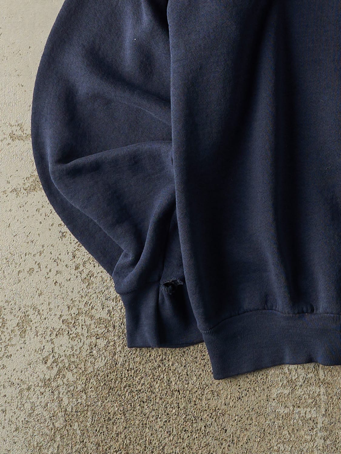 Vintage 80s Navy Blue Bootleg Polo Ralph Lauren Embroidered Crewneck (L/XL)