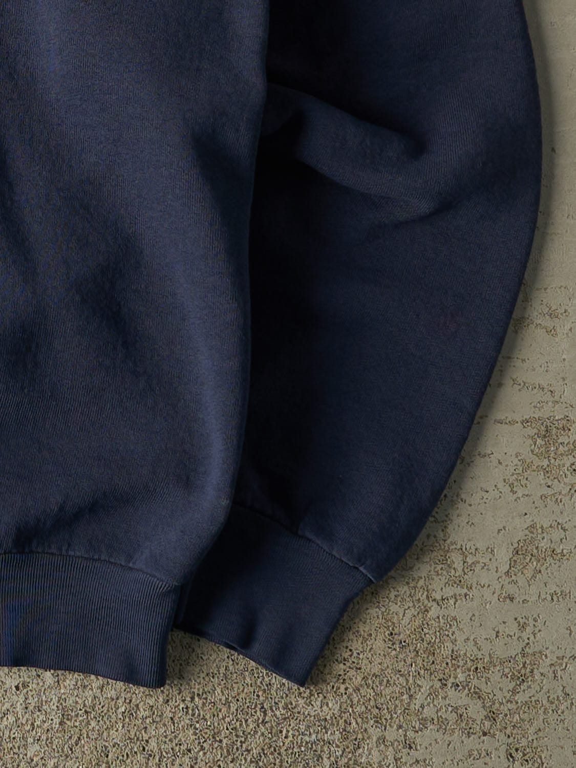 Vintage 80s Navy Blue Bootleg Polo Ralph Lauren Embroidered Crewneck (L/XL)