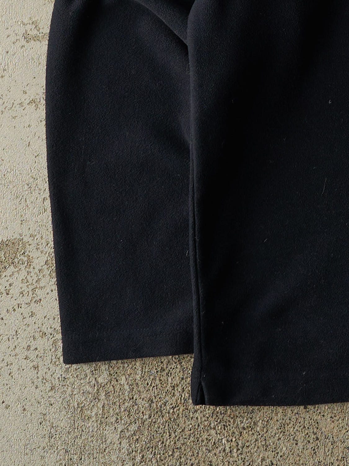 Vintage Y2K Navy Blue Roots Embroidered Fleece Quarter Zip Sweater (M/L)