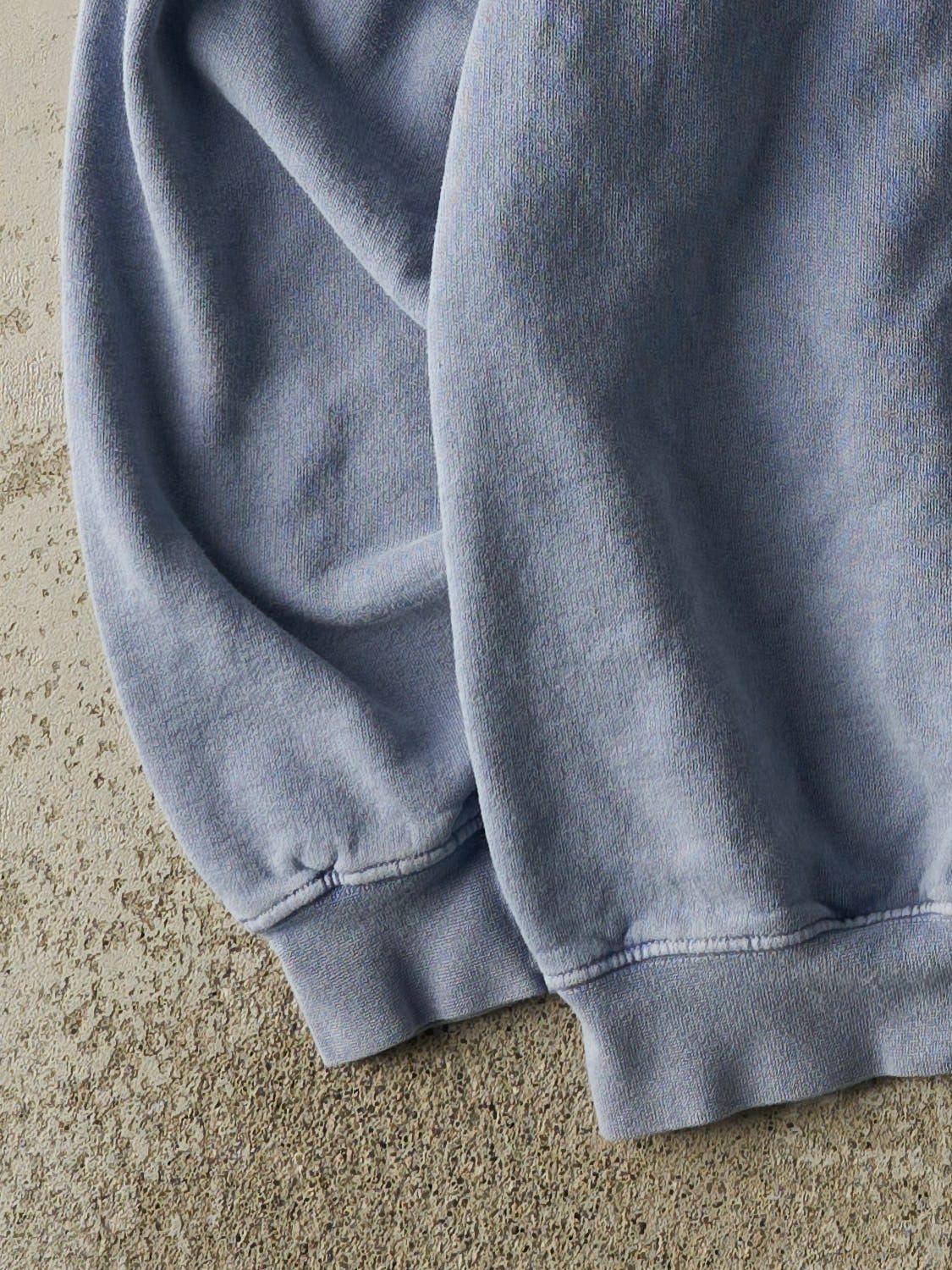 Vintage Y2K Washed Blue Avro Arrow Quarter Zip Sweater (M/L)