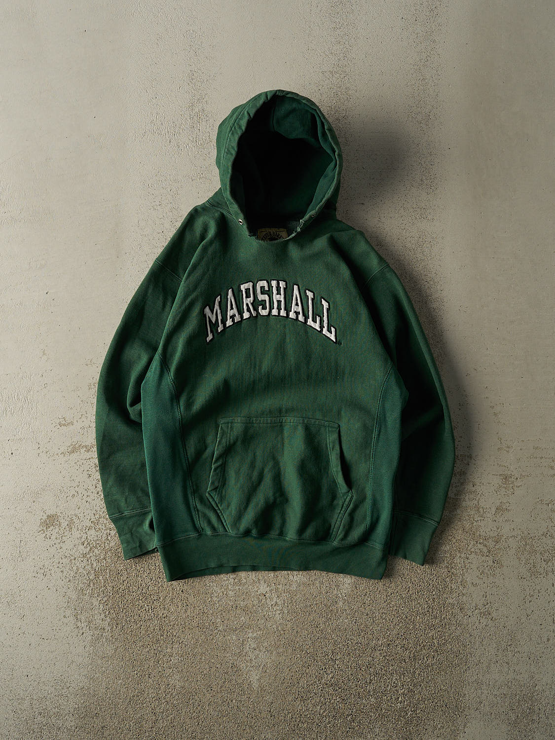 Vintage 90s Green Marshall University Hoodie (S/M)