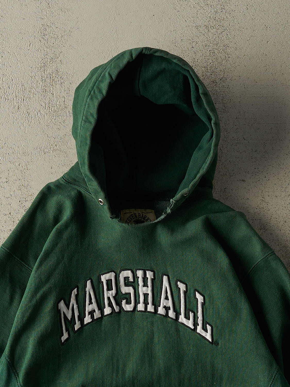 Vintage 90s Green Marshall University Hoodie (S/M)
