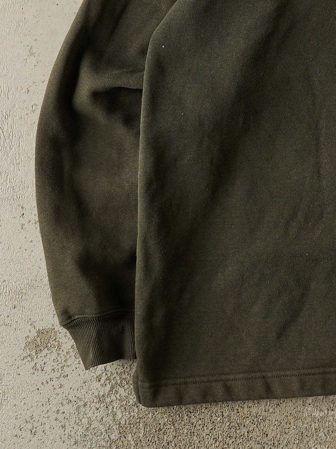 Vintage 90s Green Carhartt Quarter Zip Sweater (L/XL)