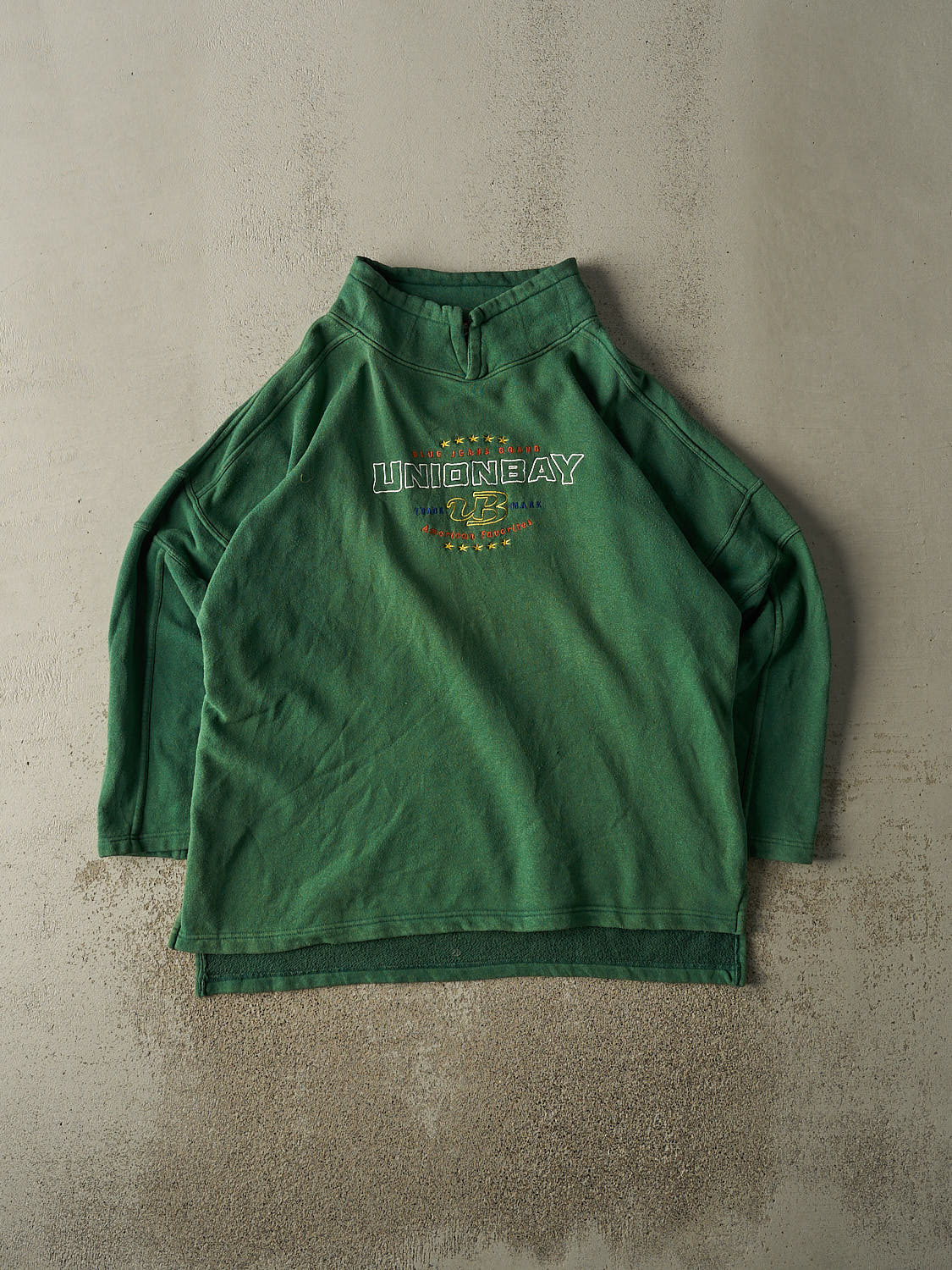 Vintage 90s Green Union Bay Embroidered Sweatshirt (XXL/XXXL)