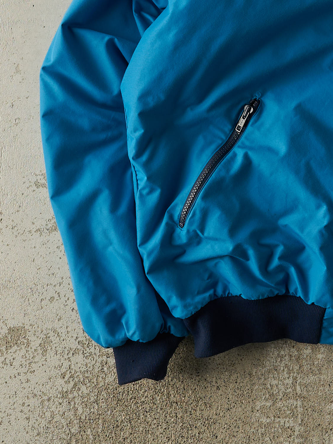 Vintage 90s Teal Patagonia Fleece Lined Windbreaker Jacket (XL)