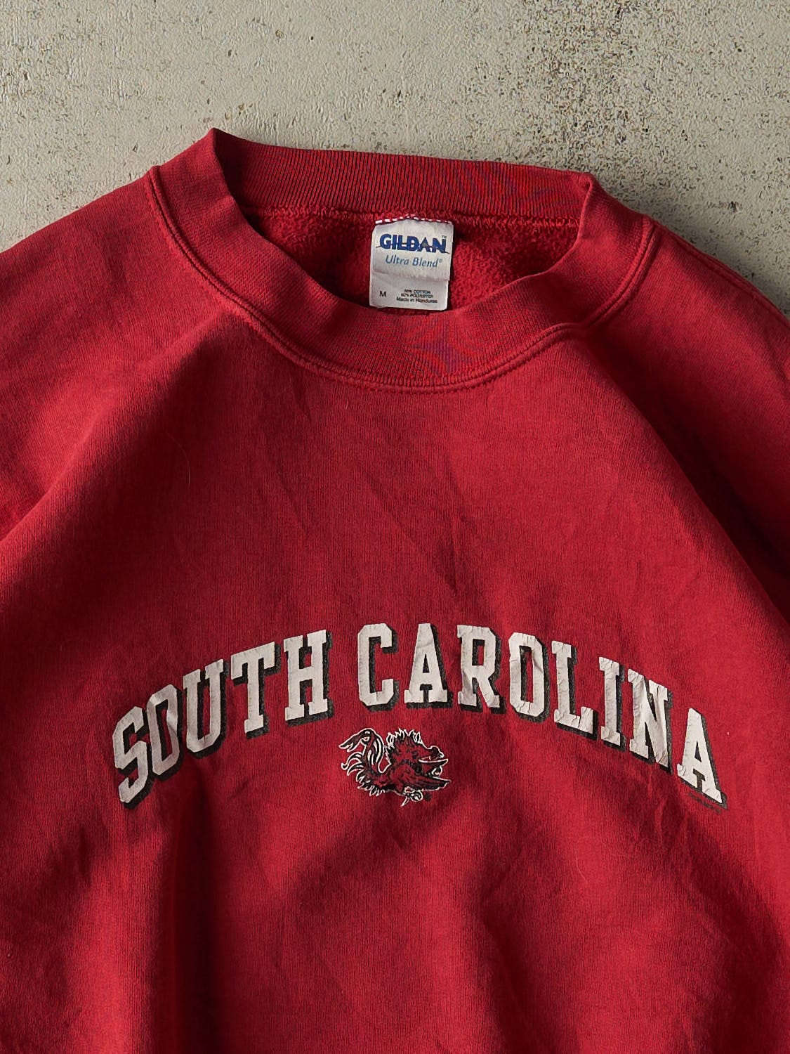 Vintage Y2K Red University of South Carolina Crewneck (M)