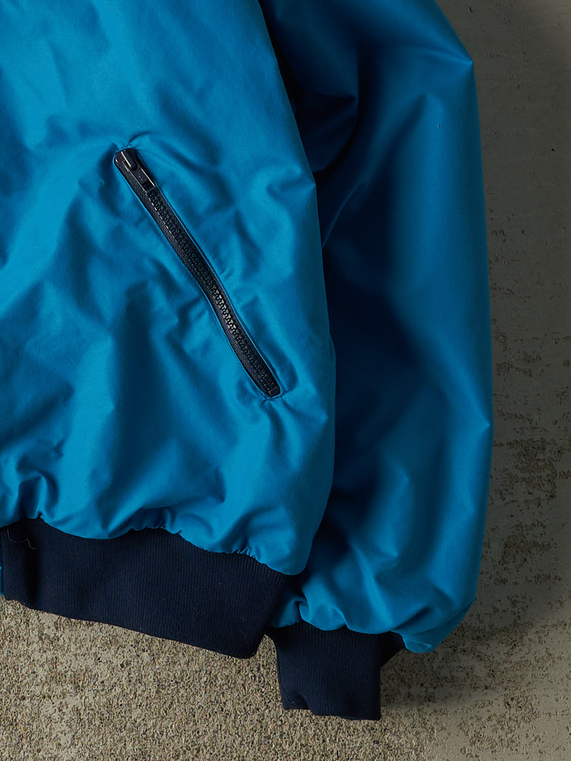 Vintage 90s Teal Patagonia Fleece Lined Windbreaker Jacket (XL)
