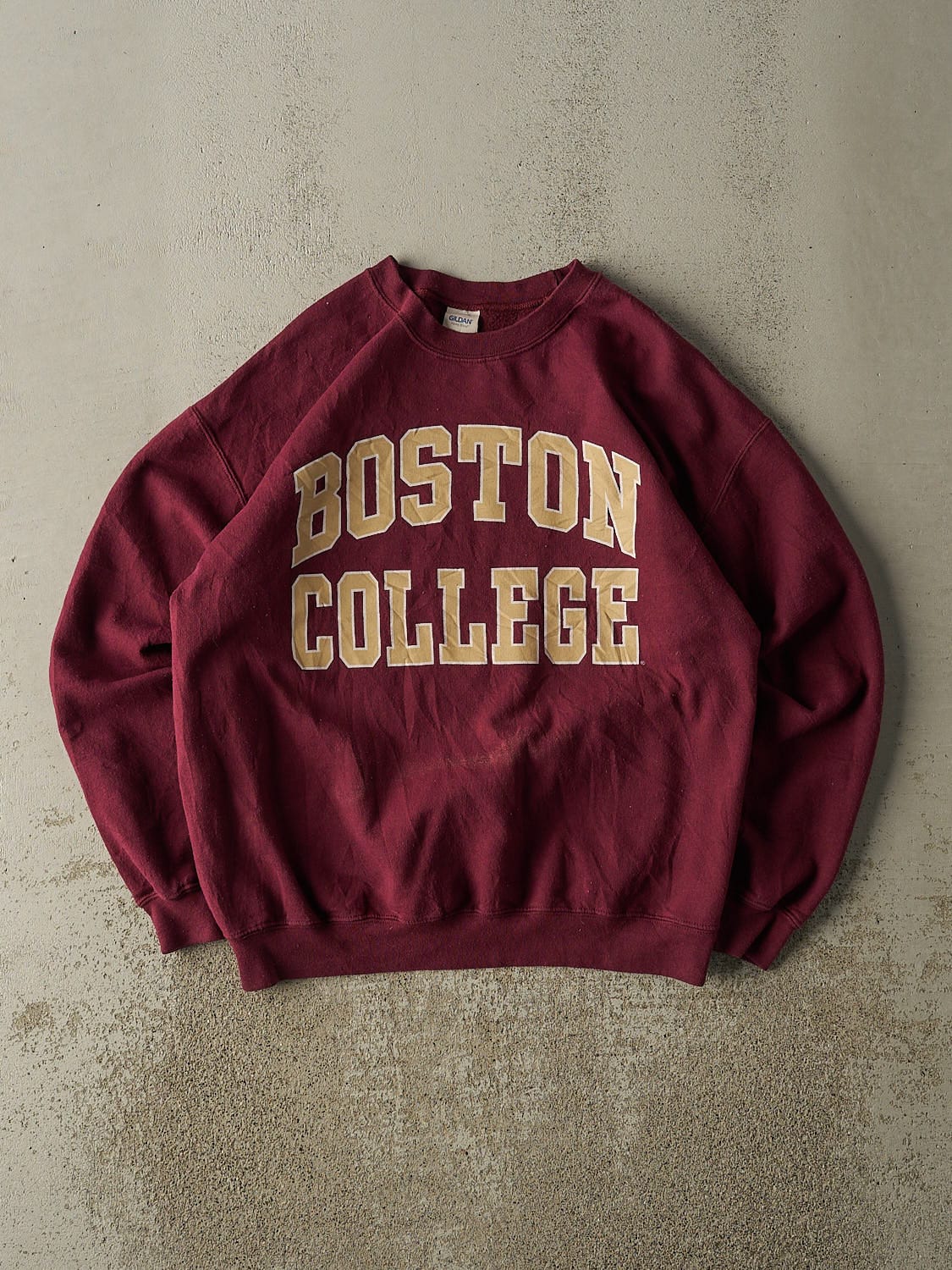 Vintage 90s Burgundy Boston College Crewneck (L)