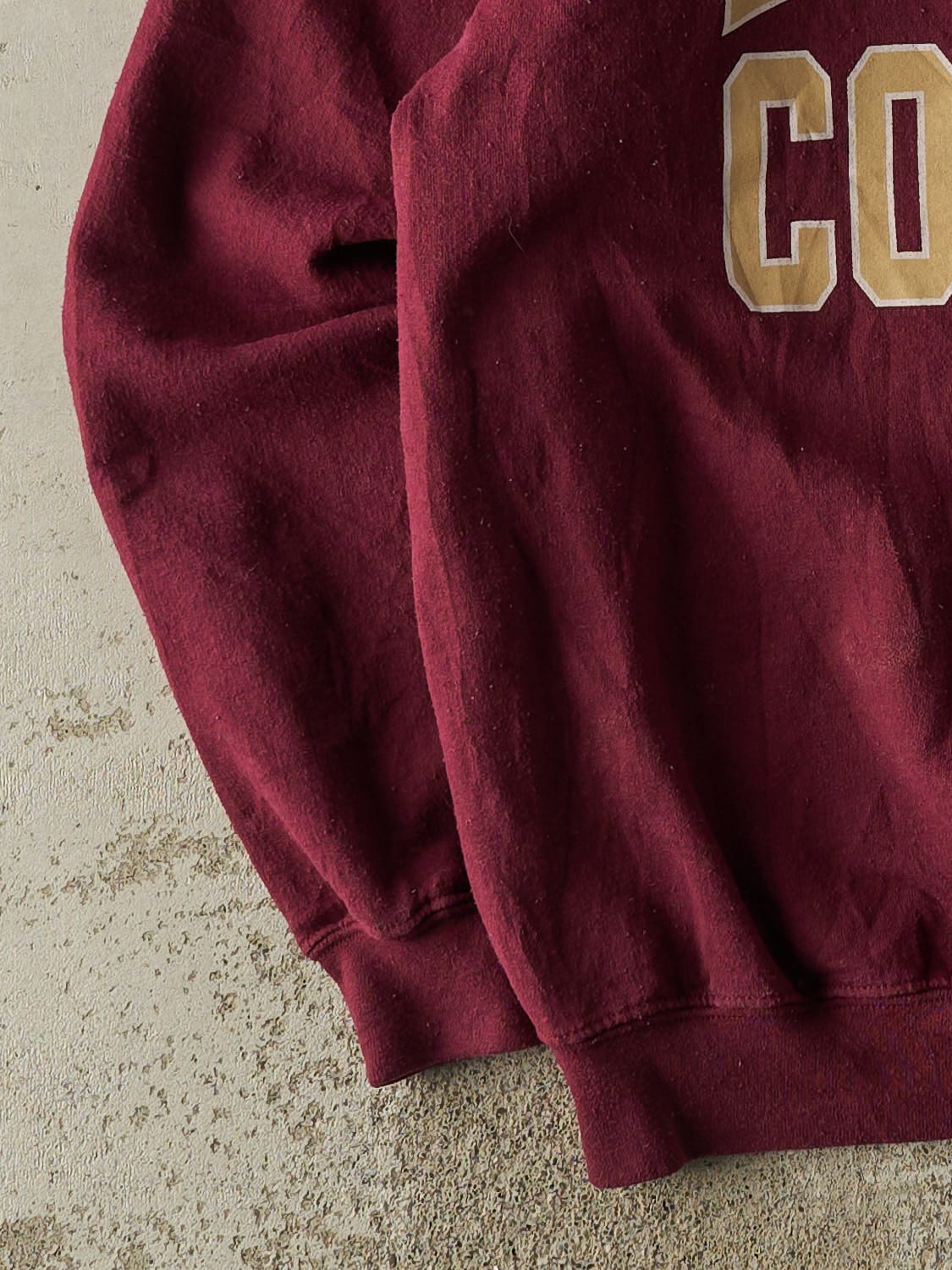 Vintage 90s Burgundy Boston College Crewneck (L)