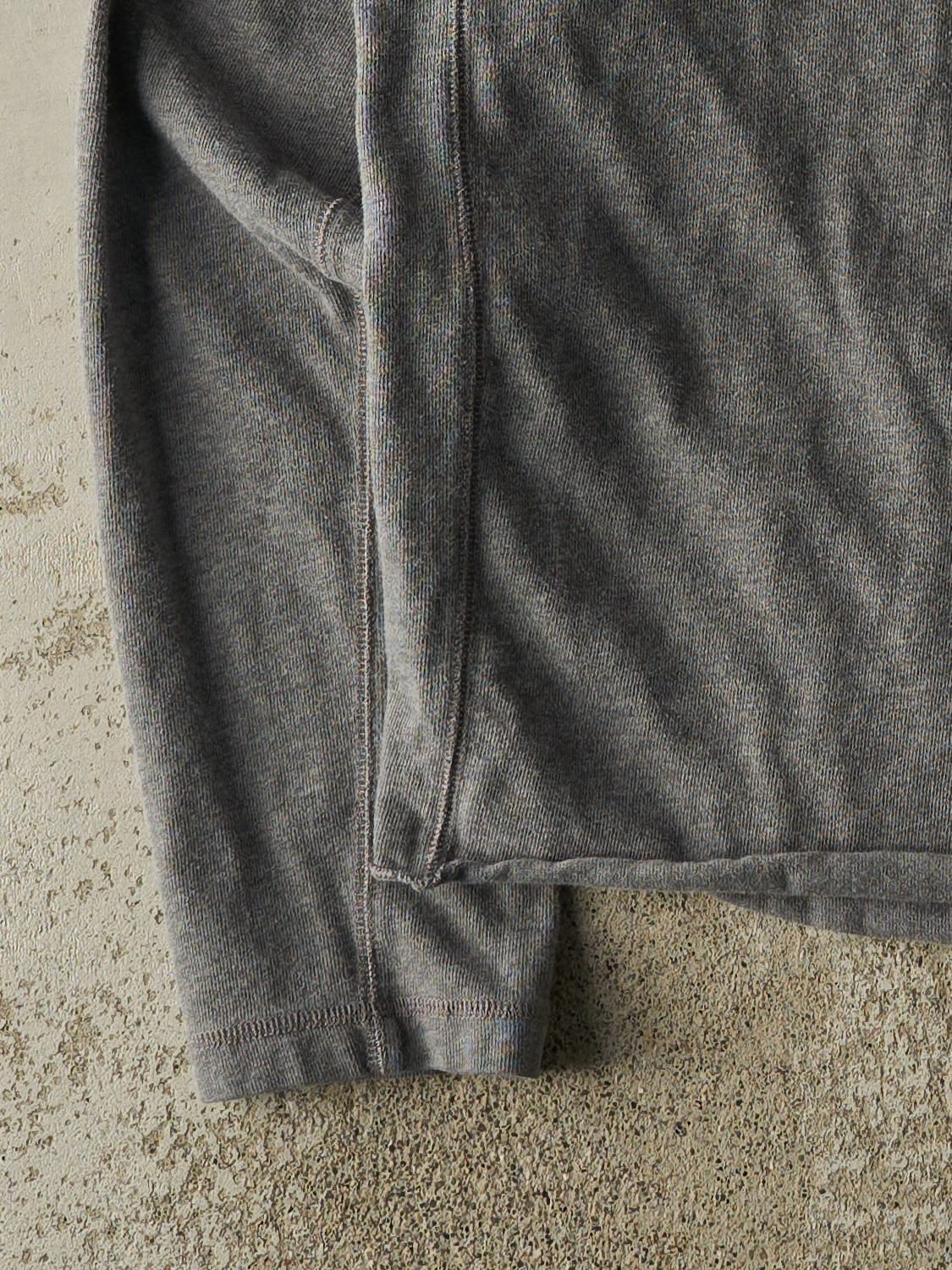 Vintage Y2K Grey Abercrombie & Fitch Longsleeve Shirt (M/L)