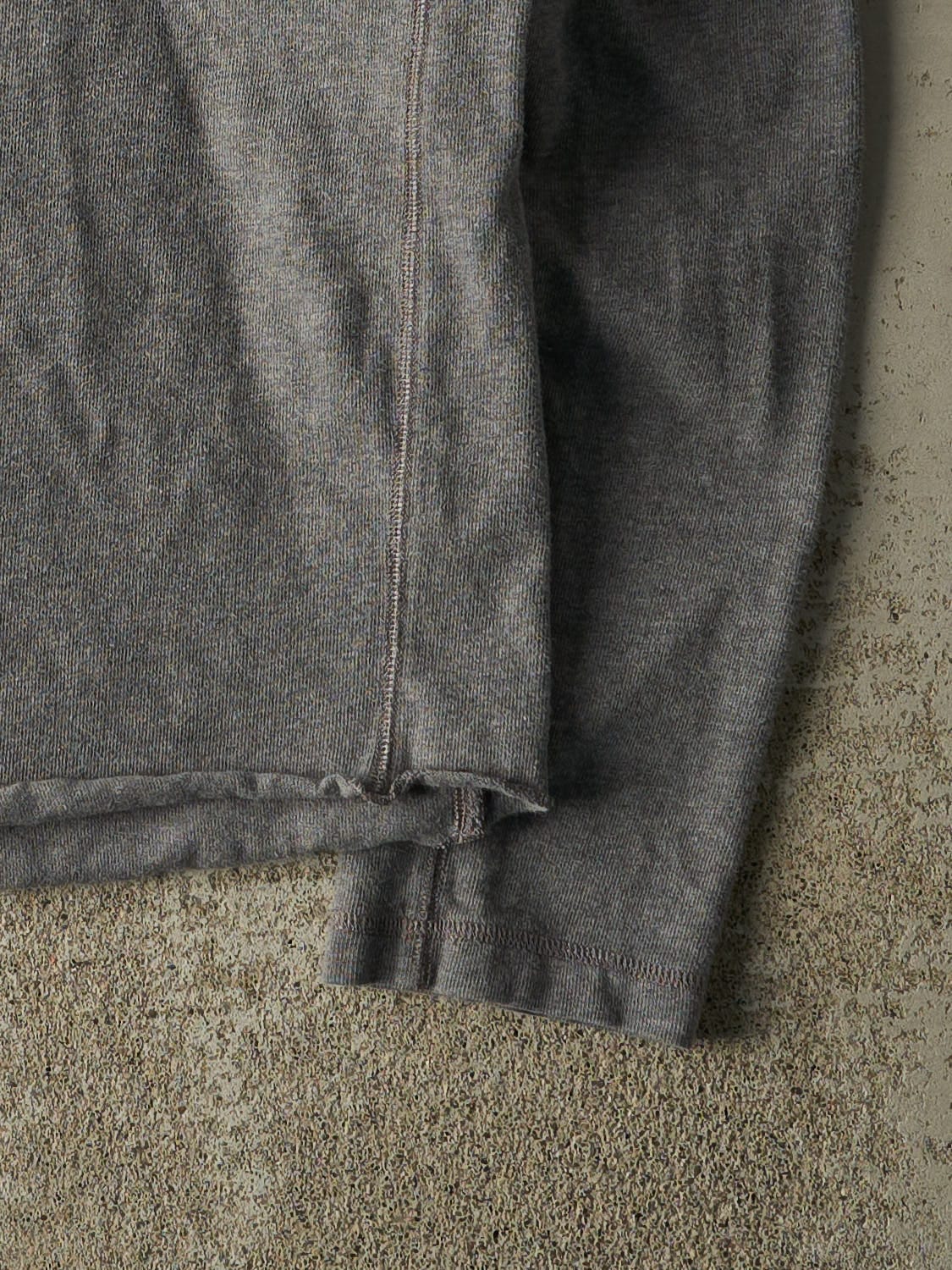 Vintage Y2K Grey Abercrombie & Fitch Longsleeve Shirt (M/L)