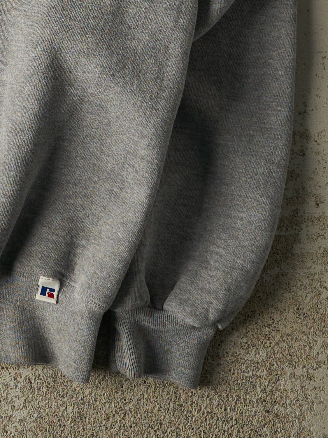 Vintage 90s Grey Russell Athletic Trent University Embroidered Crewneck (M/L)