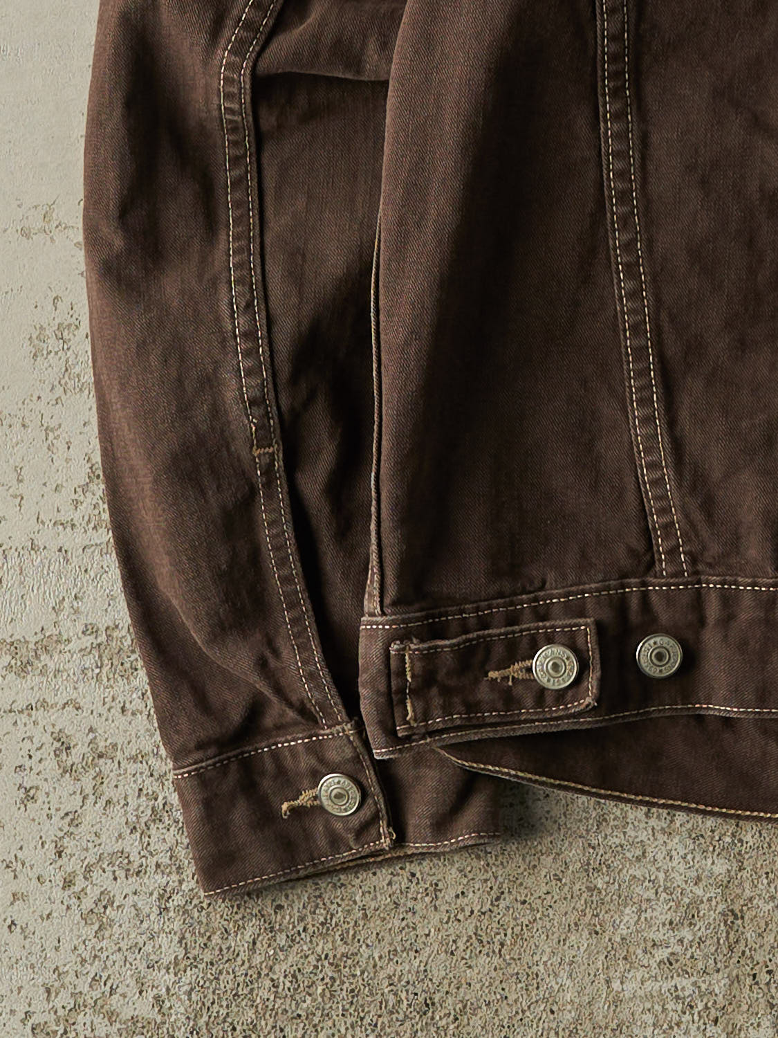 Vintage Y2K Brown Gap Denim Jacket (XS/S)
