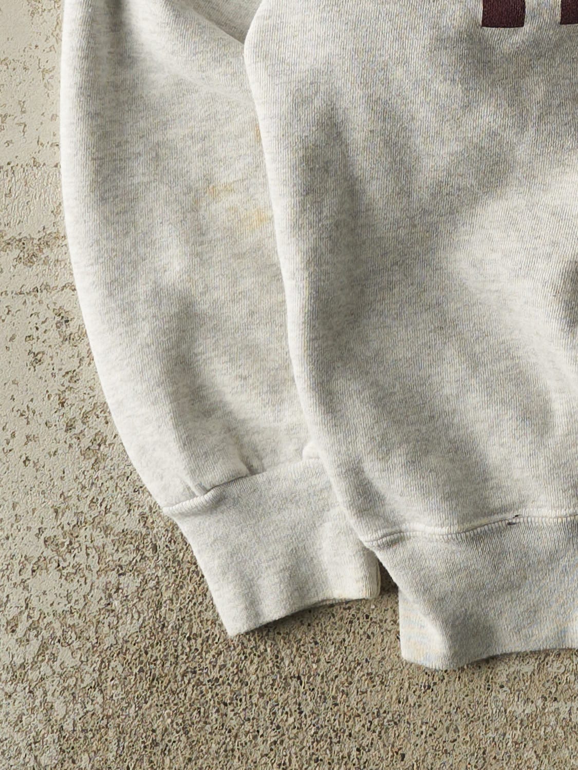 Vintage 80s Heather Grey Central Michigan Crewneck (M/L)
