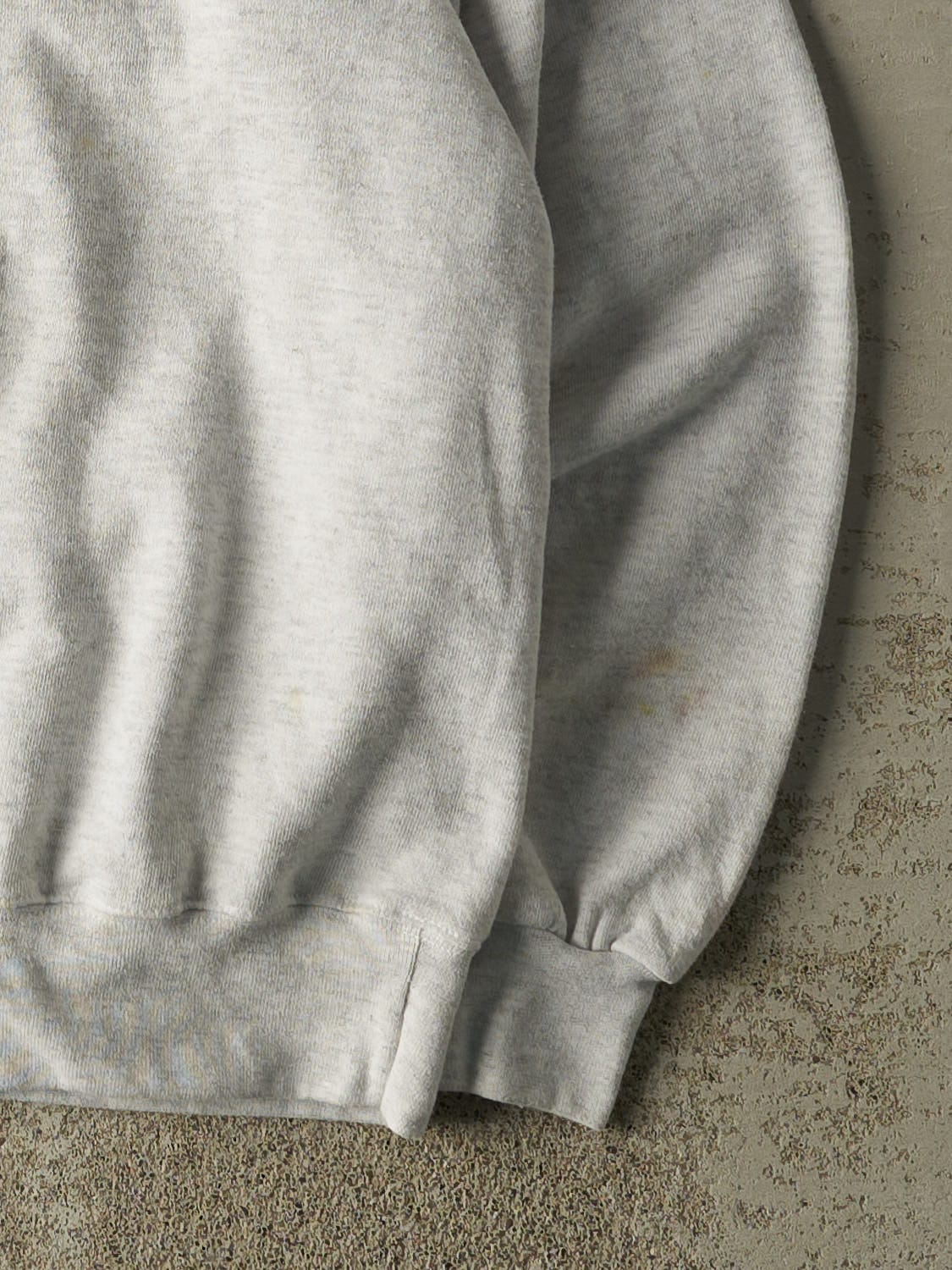 Vintage Y2K Heather Grey West Virginia Mountaineers Crewneck (L/XL)