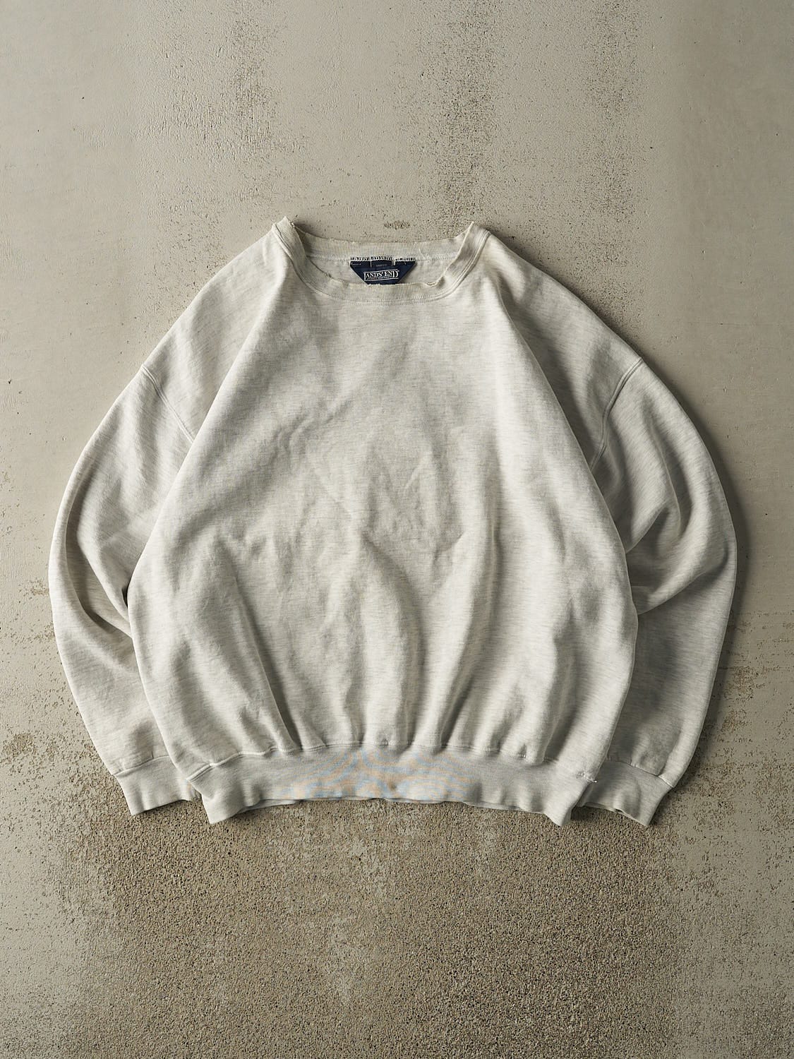 Vintage 90s Heather Grey Blank Crewneck (XL)