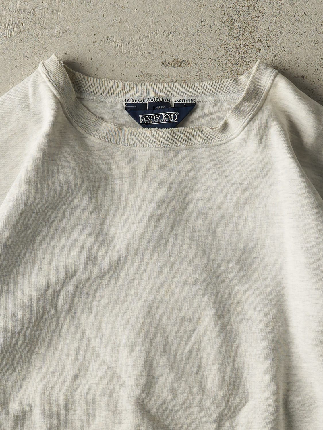 Vintage 90s Heather Grey Blank Crewneck (XL)