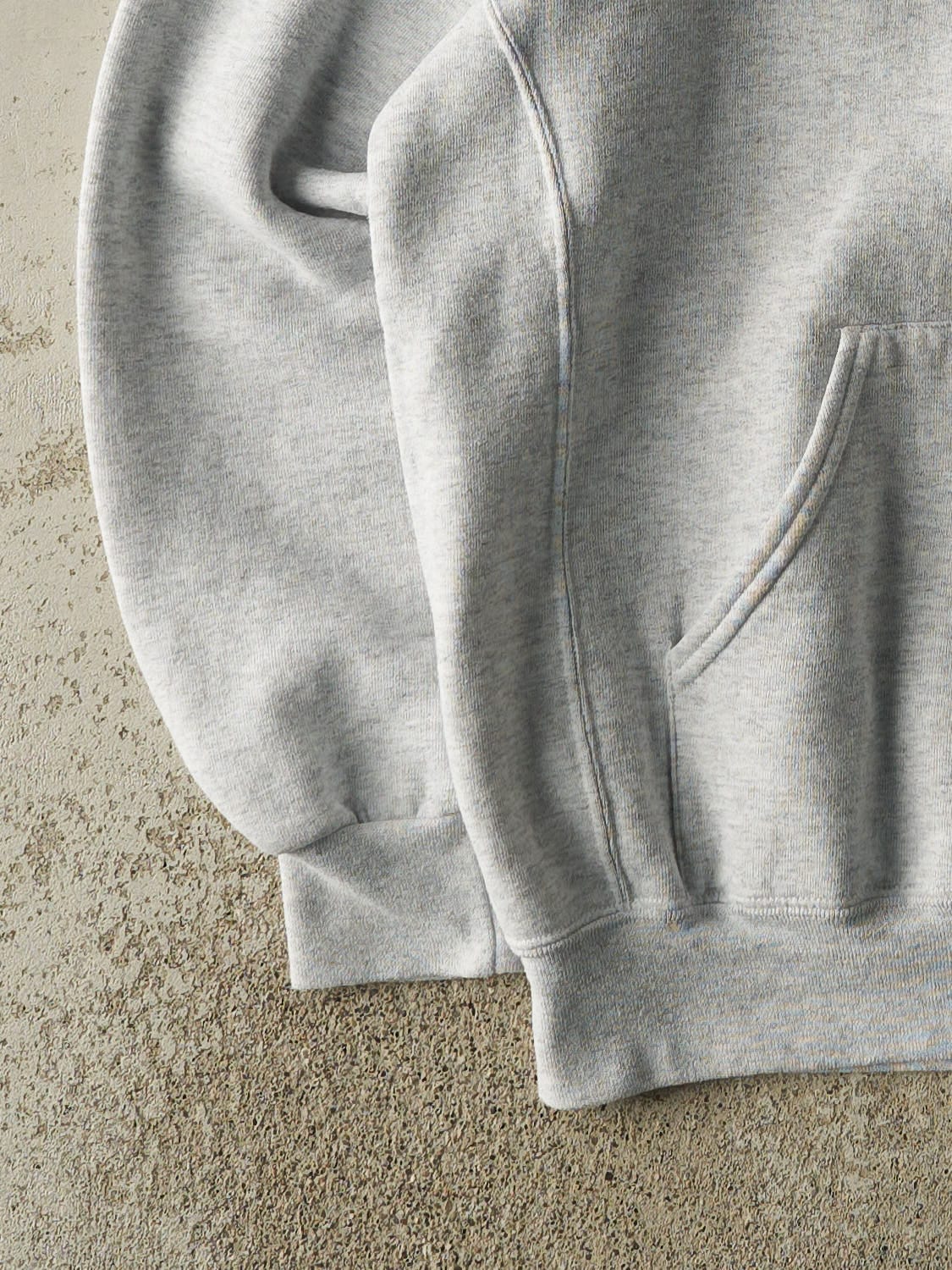 Vintage Y2K Heather Grey Russell Athletic Trent University Hoodie (M/L)