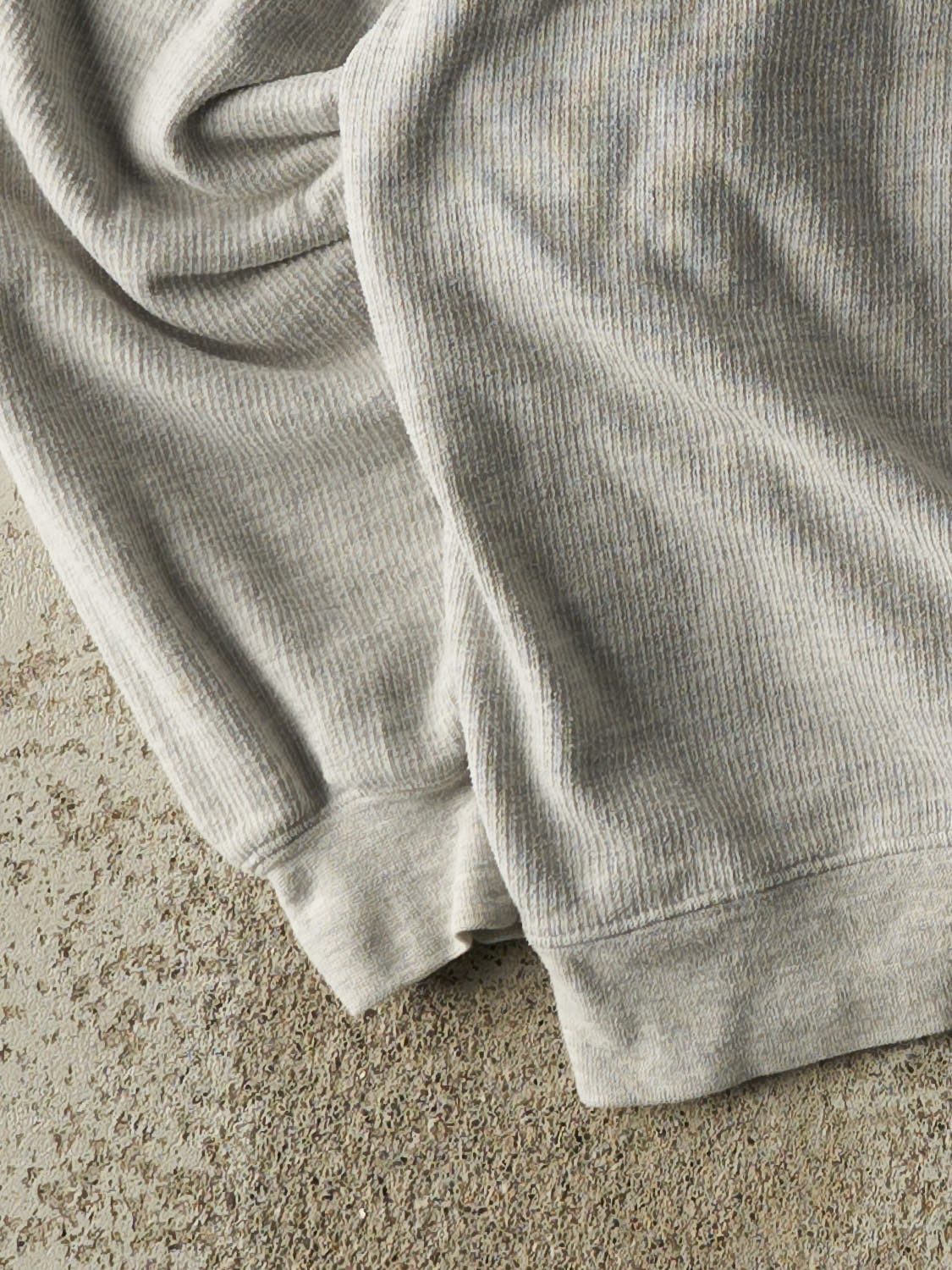 Vintage 90s Heather Grey Ohio State Buckeyes Textured Crewneck (S/M)