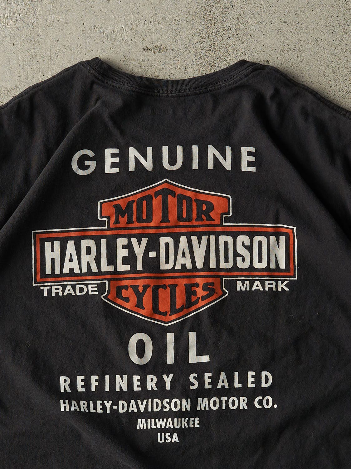 Vintage Y2K Black Harley Davidson Milwaukee Tee (XXL)