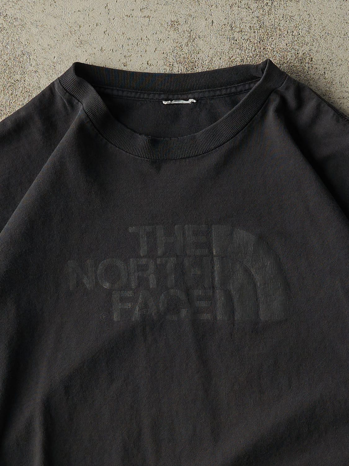 Vintage 90s Black The North Face Logo Tee (M/L)