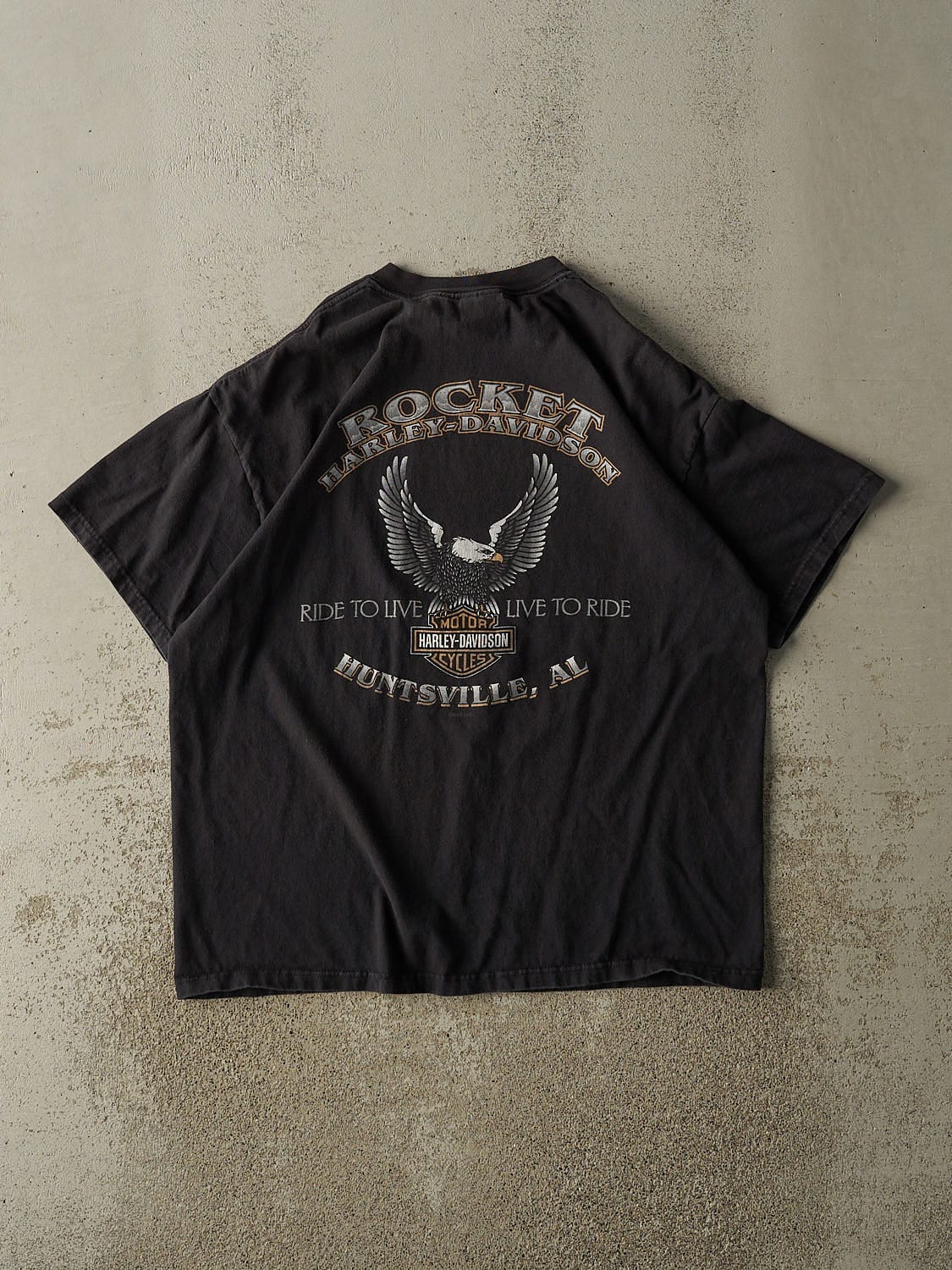 Vintage 05' Black Harley Davidson Huntsville AL Tee (L/XL)