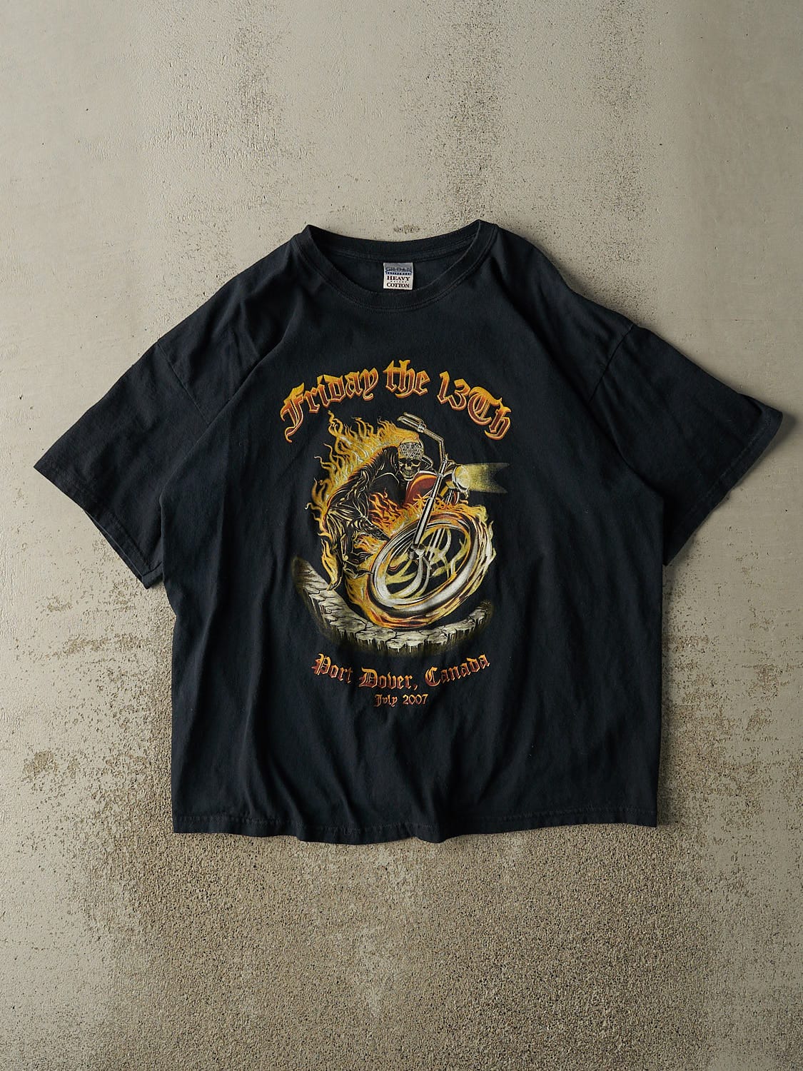 Vintage 07' Black Friday The 13th Port Dover Biker Tee (L/XL)