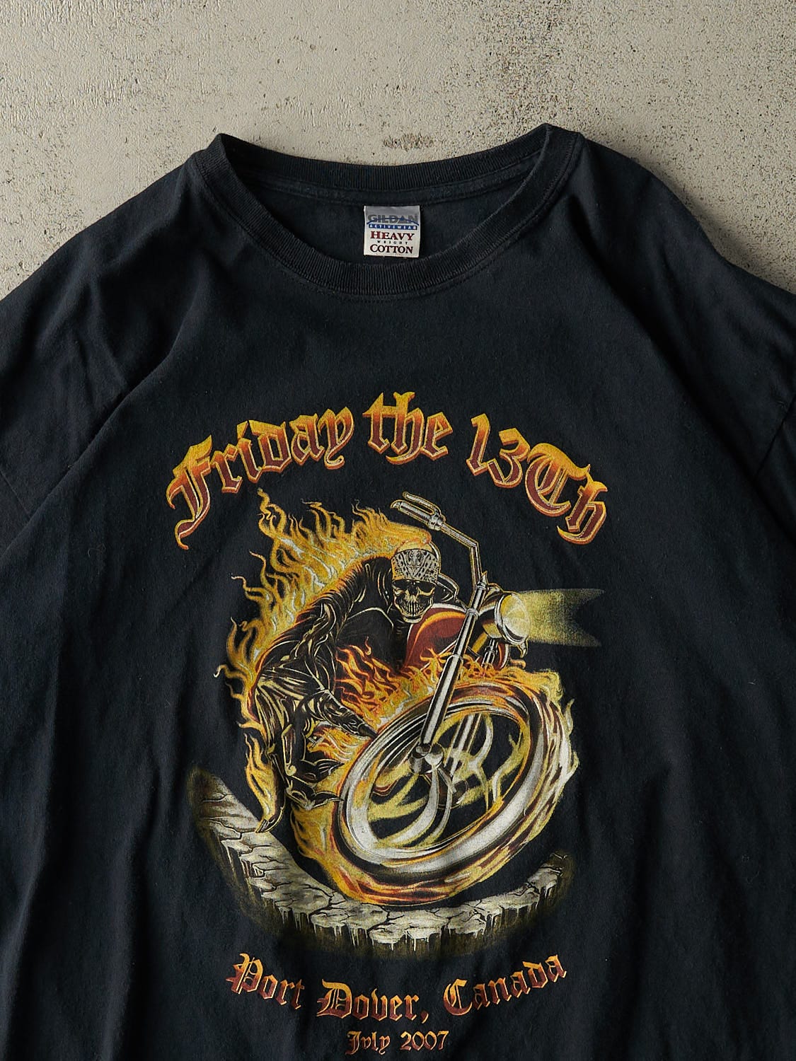 Vintage 07' Black Friday The 13th Port Dover Biker Tee (L/XL)