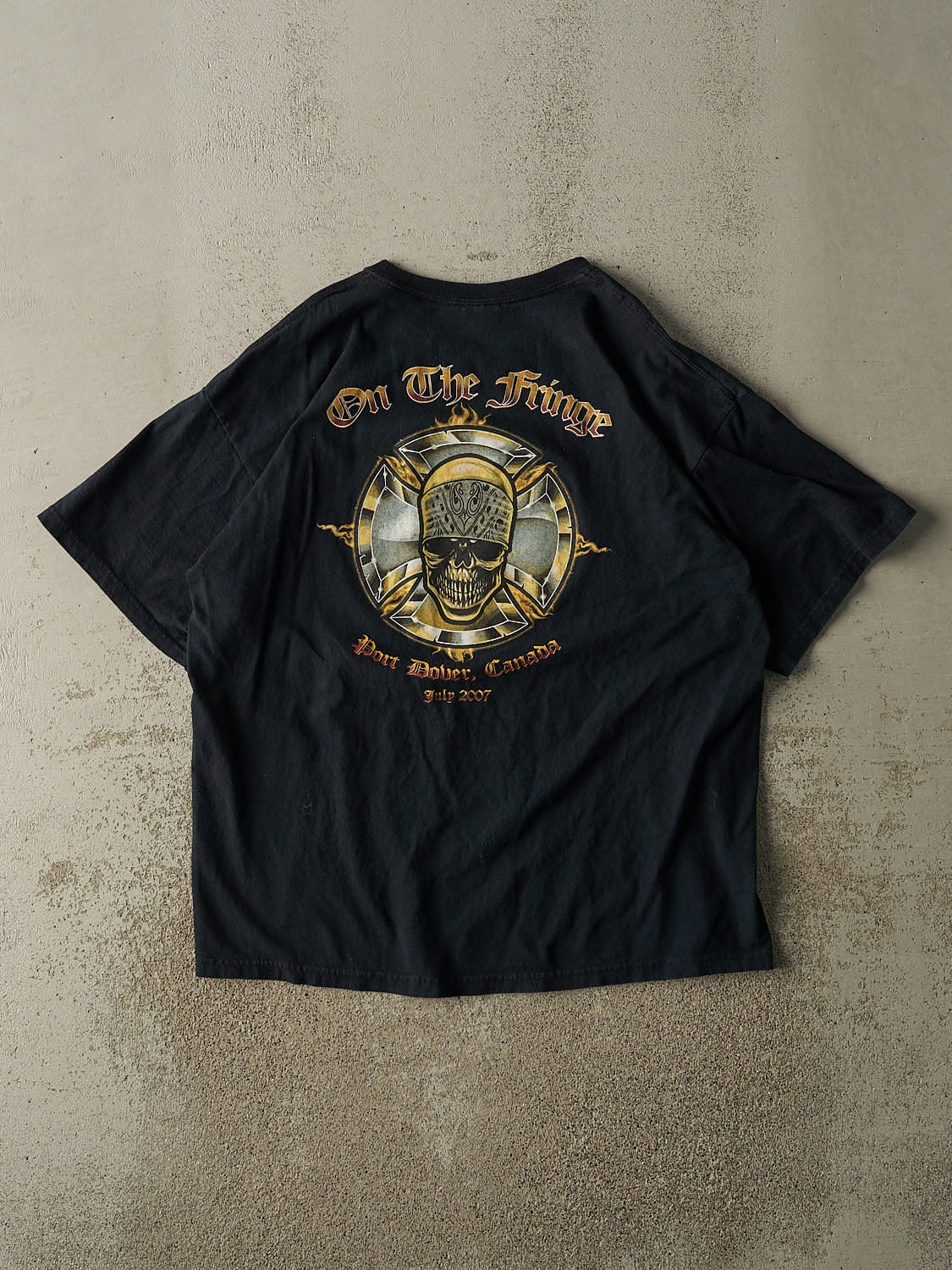 Vintage 07' Black Friday The 13th Port Dover Biker Tee (L/XL)
