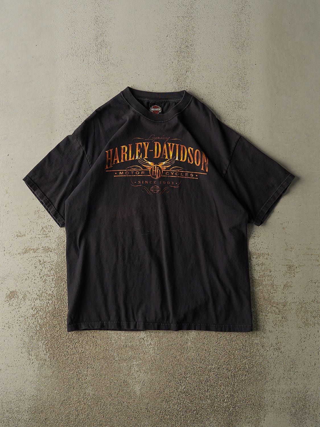 Vintage 07' Black Harley Davidson Williamsport PA Tee (L/XL)