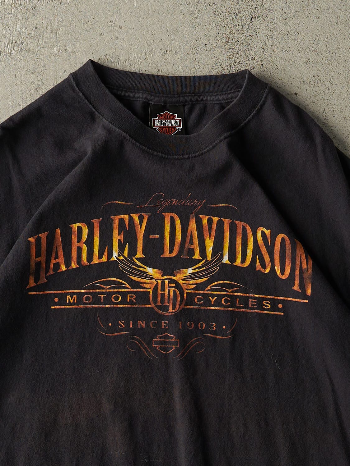 Vintage 07' Black Harley Davidson Williamsport PA Tee (L/XL)