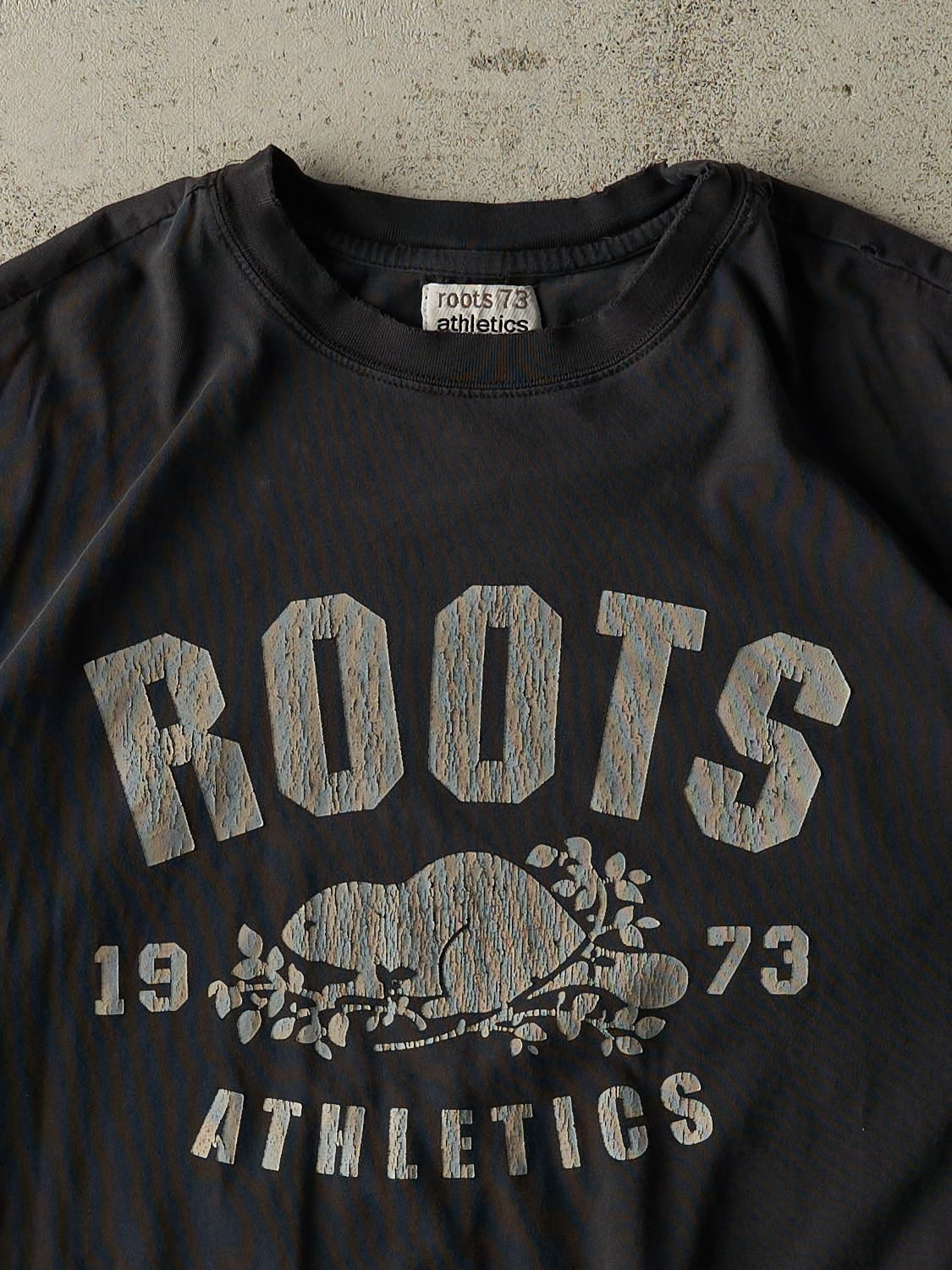 Vintage 90s Black Roots Athletics Tee (XL)