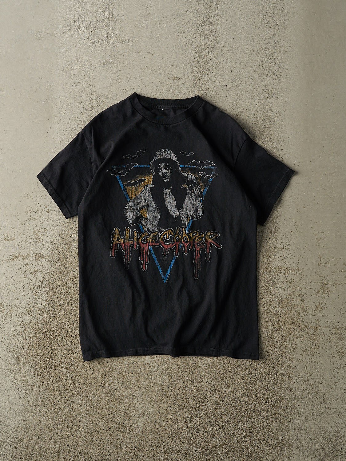 Vintage Y2K Black Alice Cooper Tour Tee (S/M)