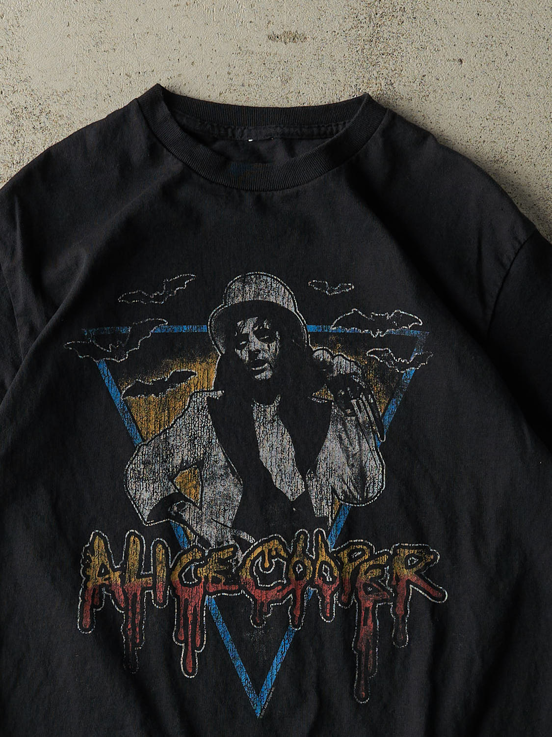 Vintage Y2K Black Alice Cooper Tour Tee (S/M)