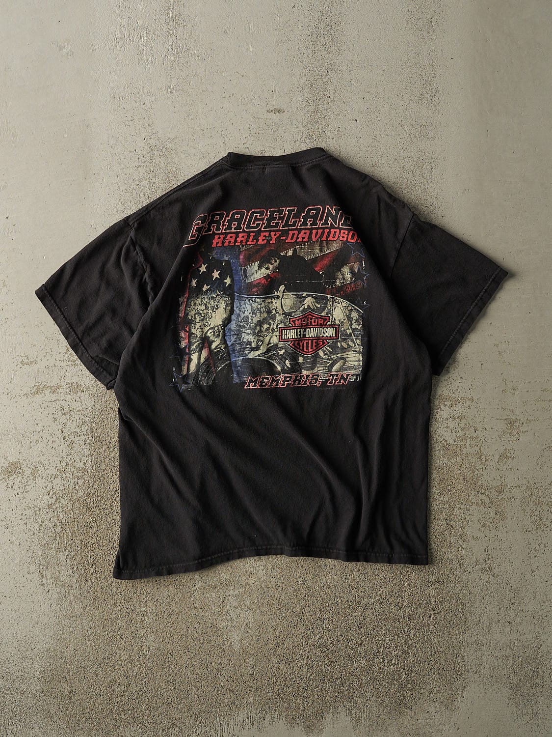 Vintage 13' Black Harley Davidson Memphis TN Tee (M/L)